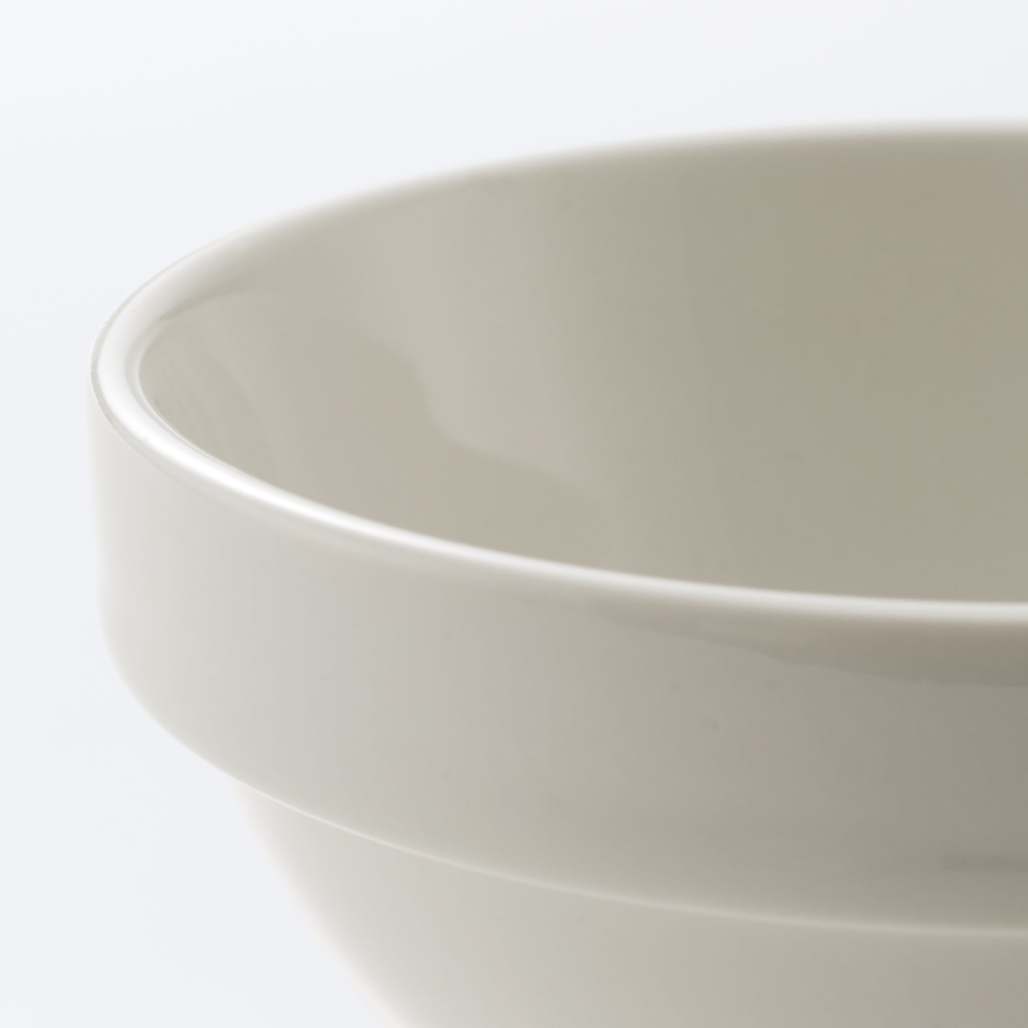 Beige Porcelain Stacking Dip Bowl