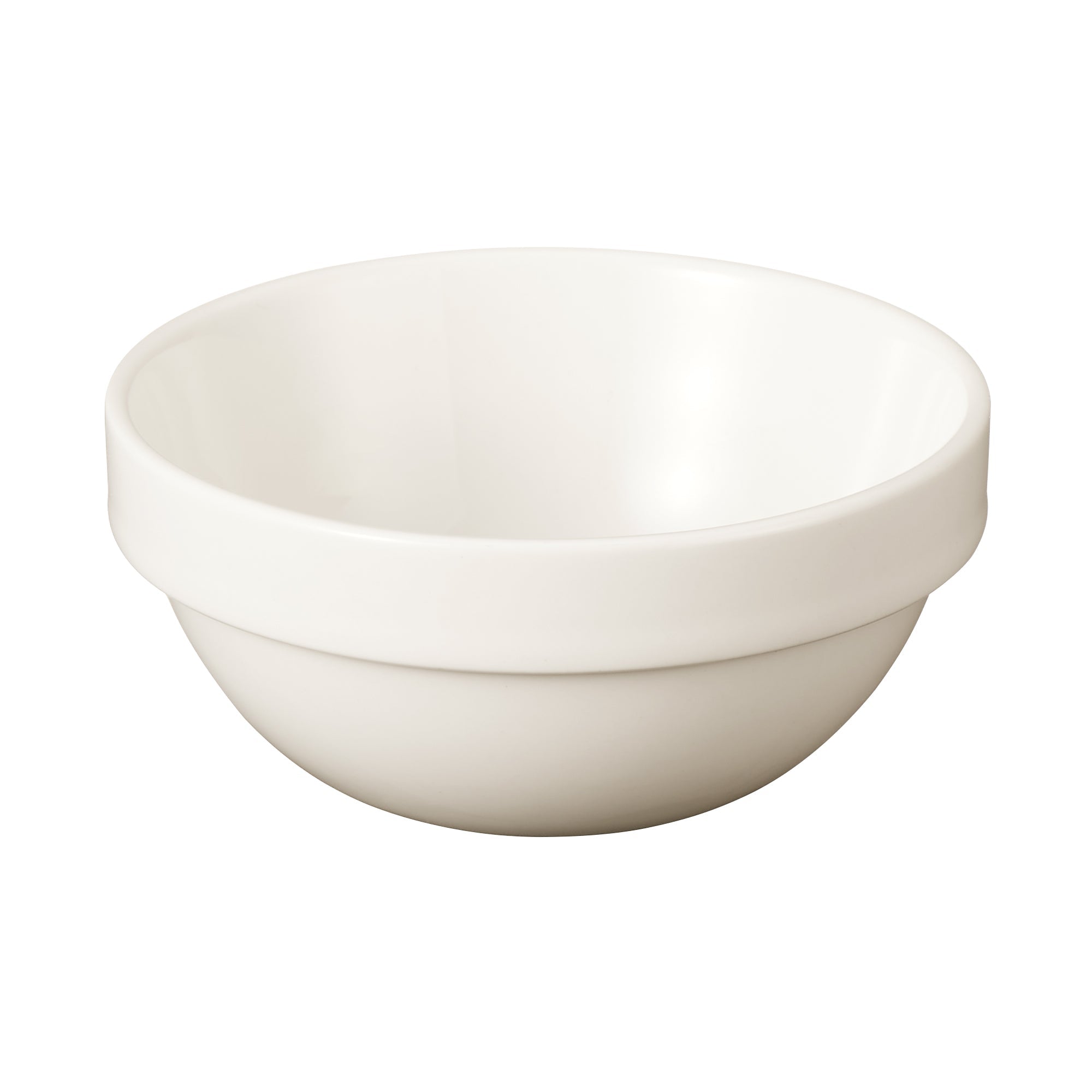 Beige Porcelain Stacking Dip Bowl