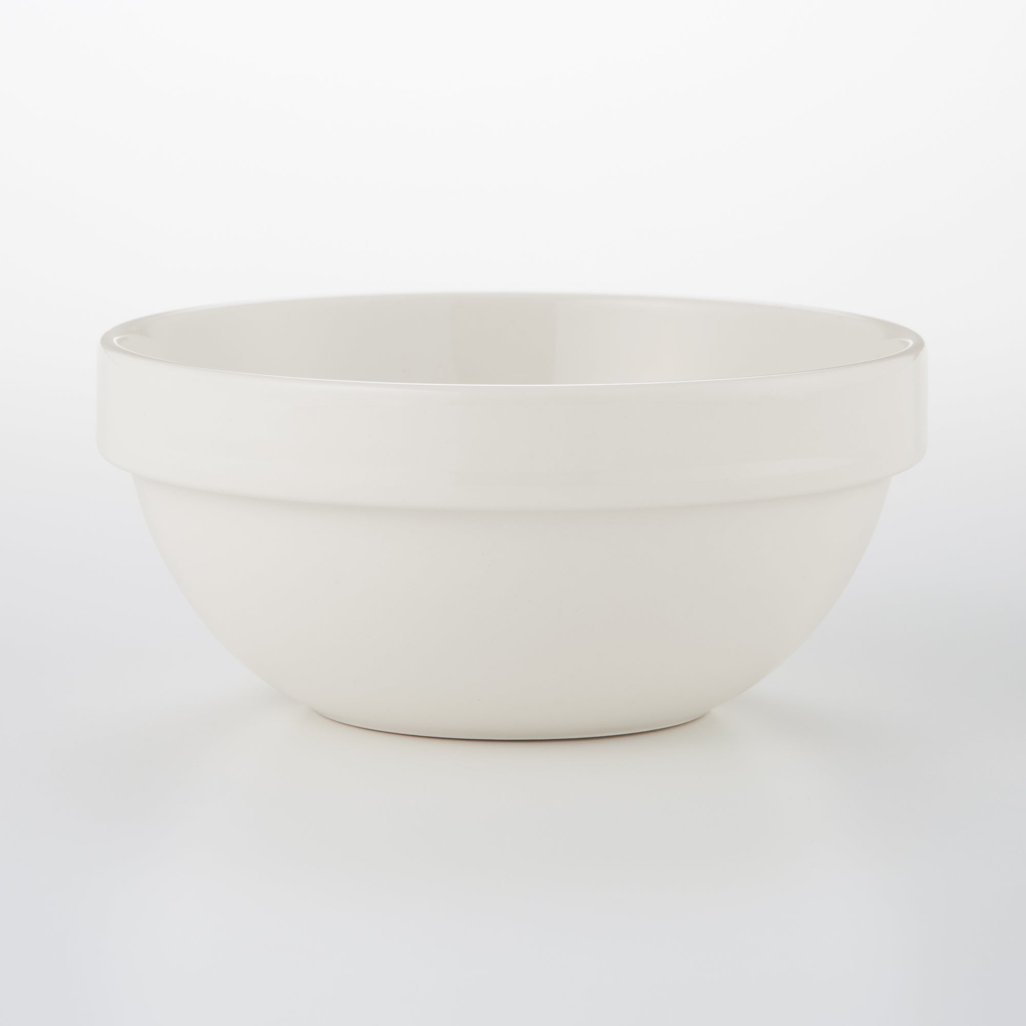 Beige Porcelain Stacking Dip Bowl