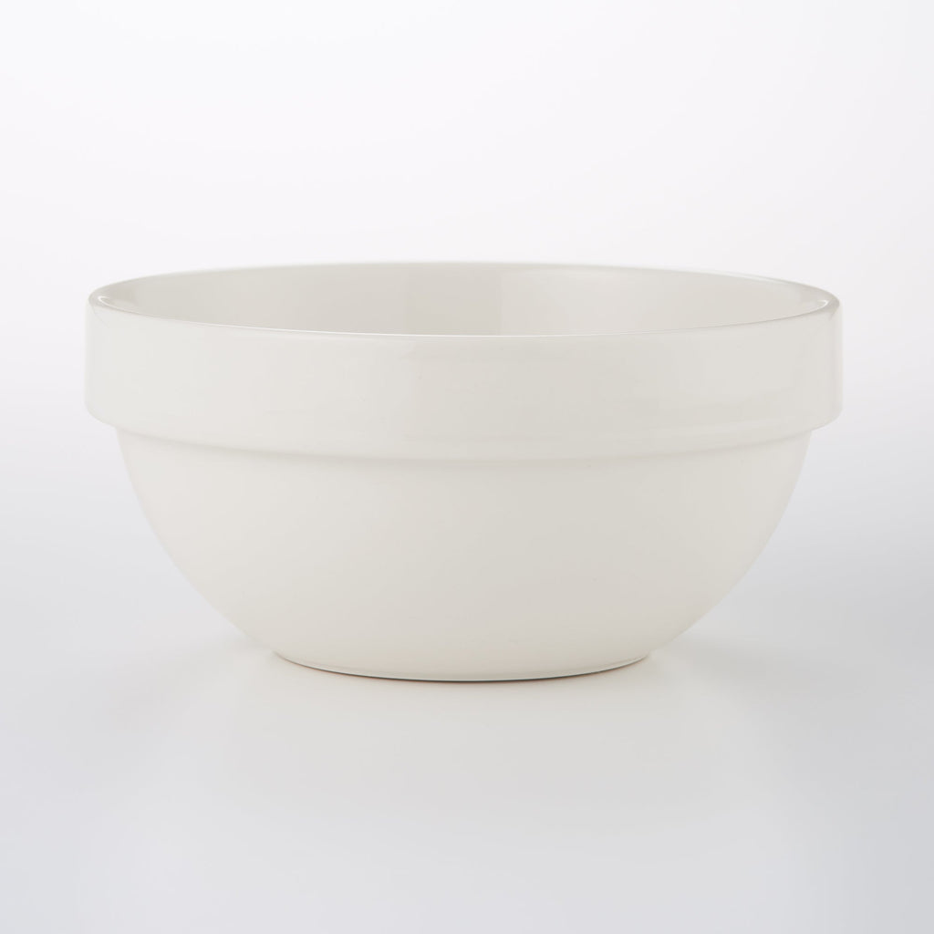 Beige Porcelain Stacking Dip Bowl