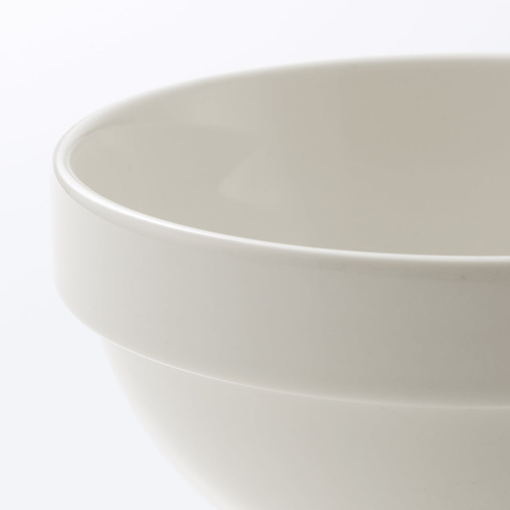 Beige Porcelain Stacking Dip Bowl