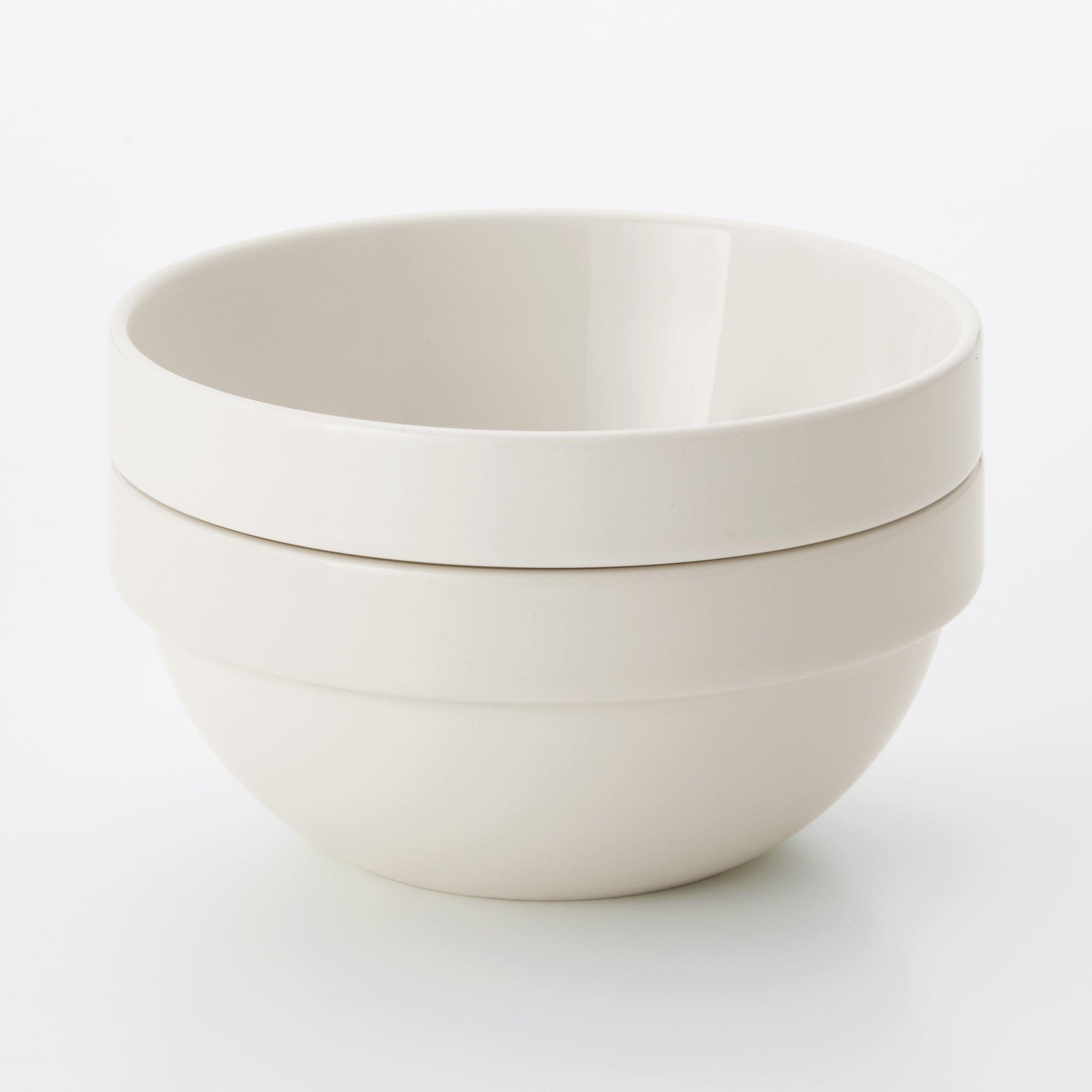 Beige Porcelain Stacking Dip Bowl