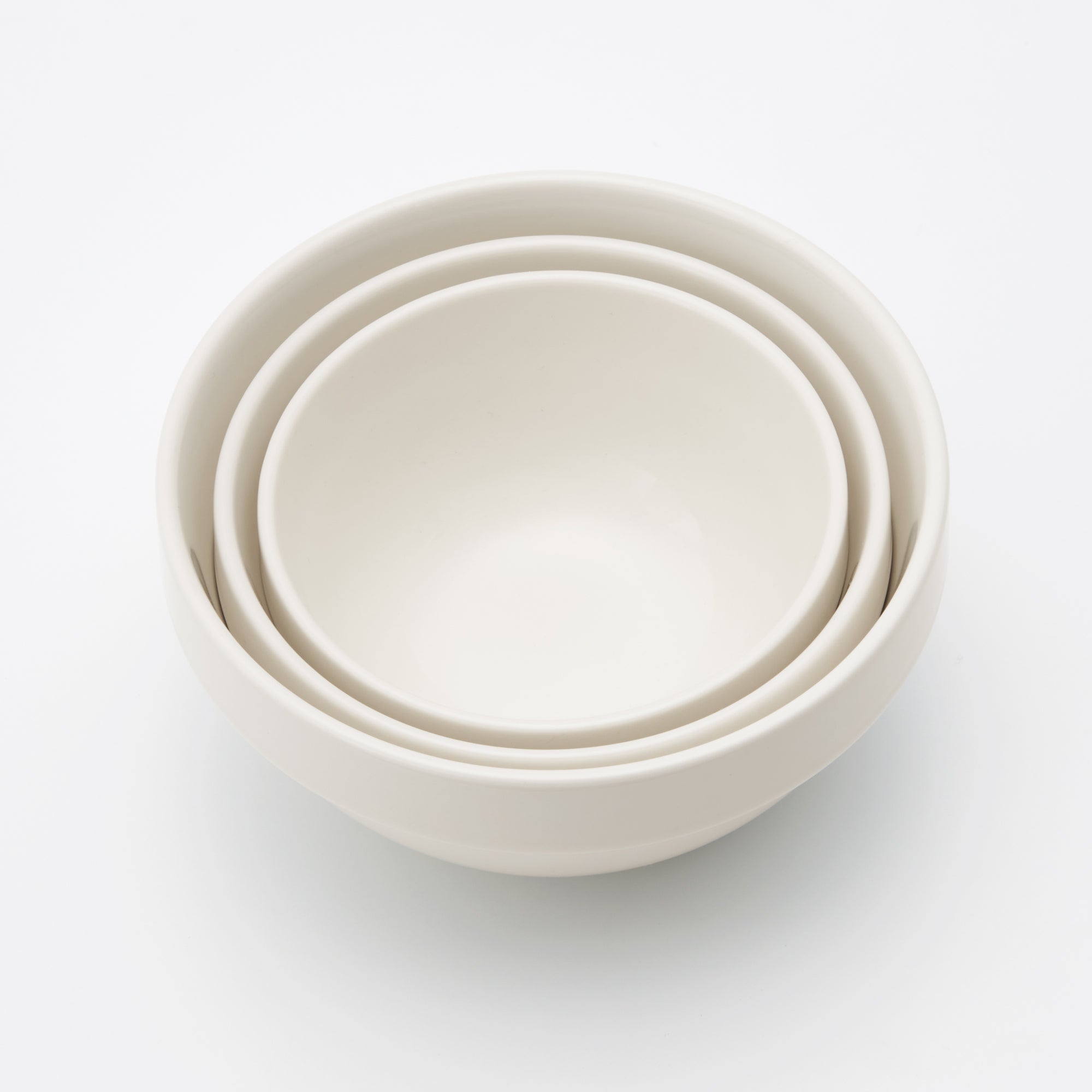 Beige Porcelain Stacking Dip Bowl