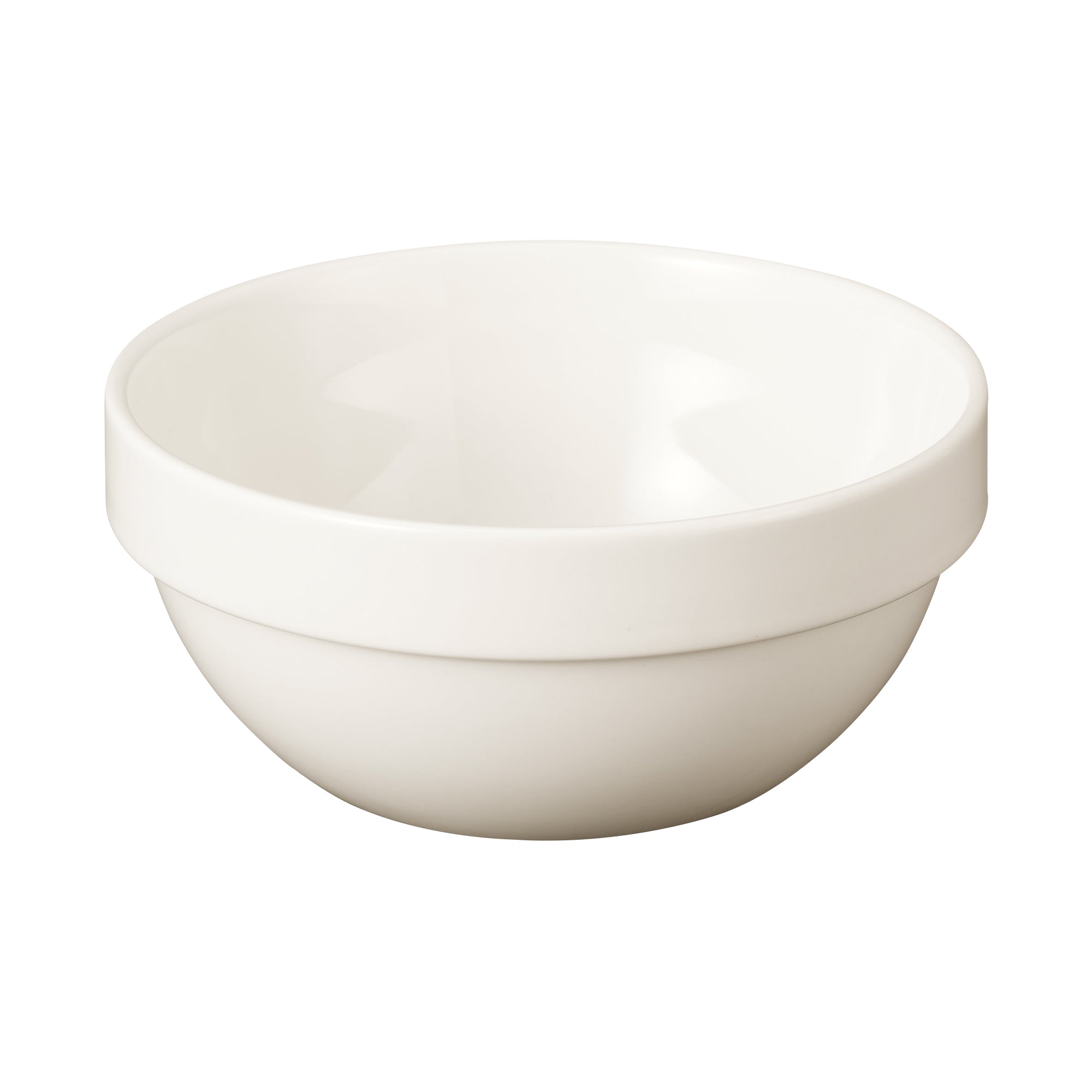 Beige Porcelain Stacking Dip Bowl