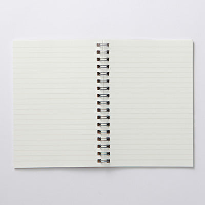 Planting Tree Paper Double Ringed Notebook A6 Beige