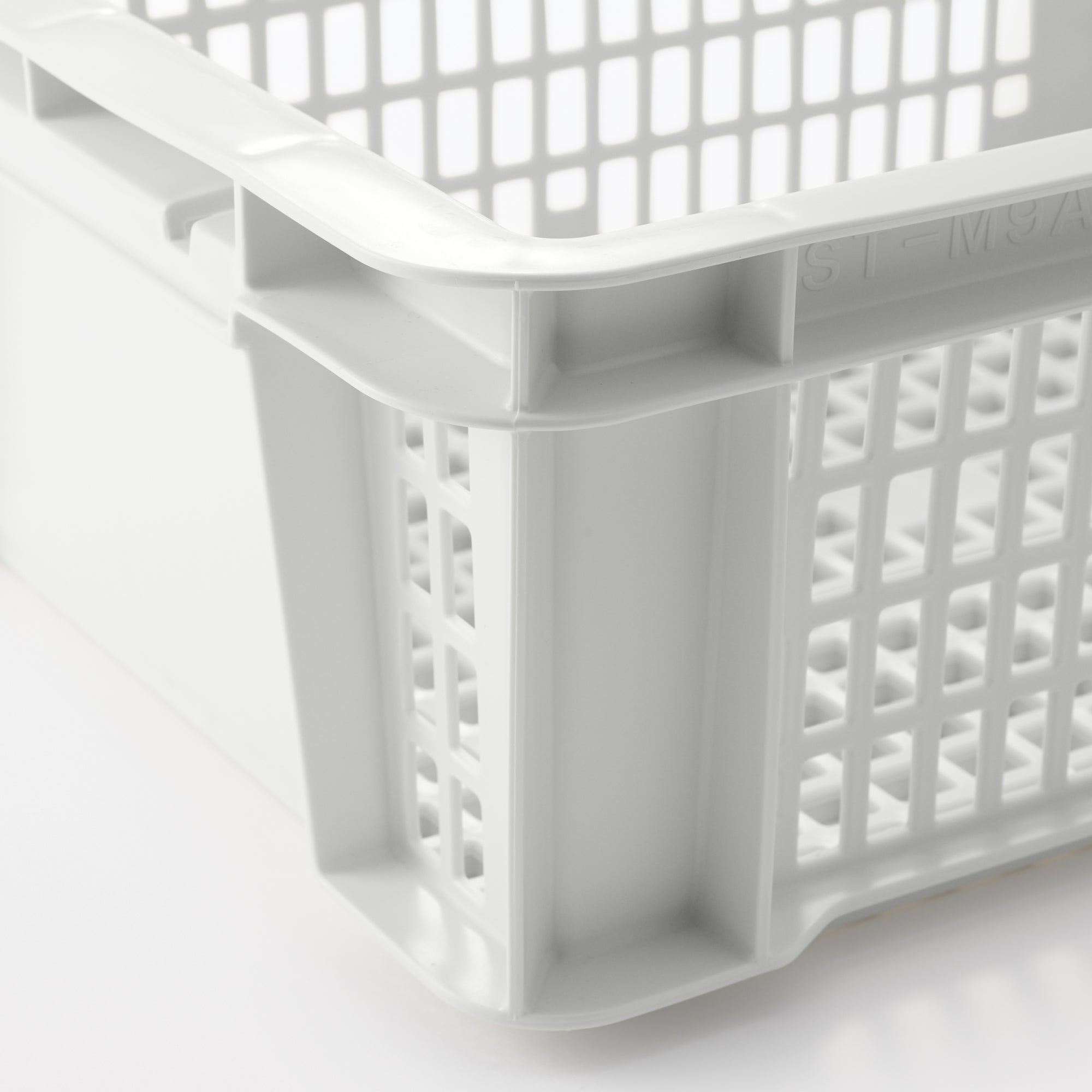 Polypropylene Mesh Container White Gray
