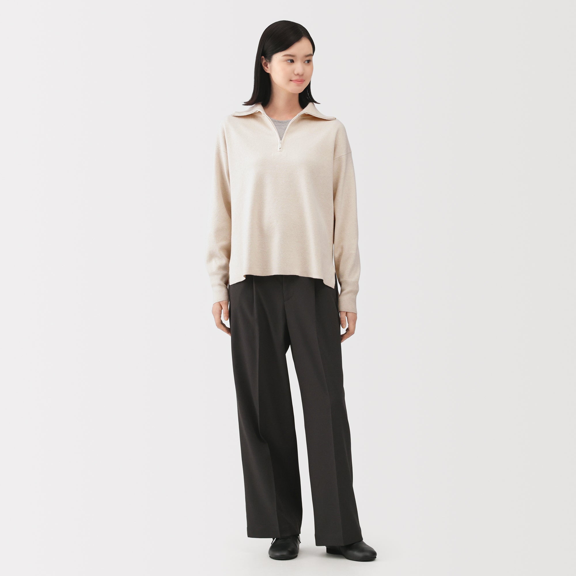 Milano Rib Half-Zip Sweater