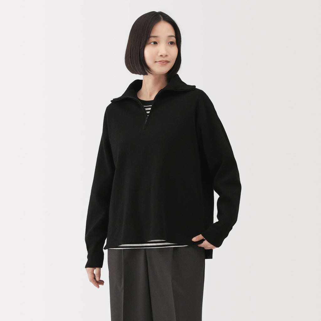 Milano Rib Half-Zip Sweater