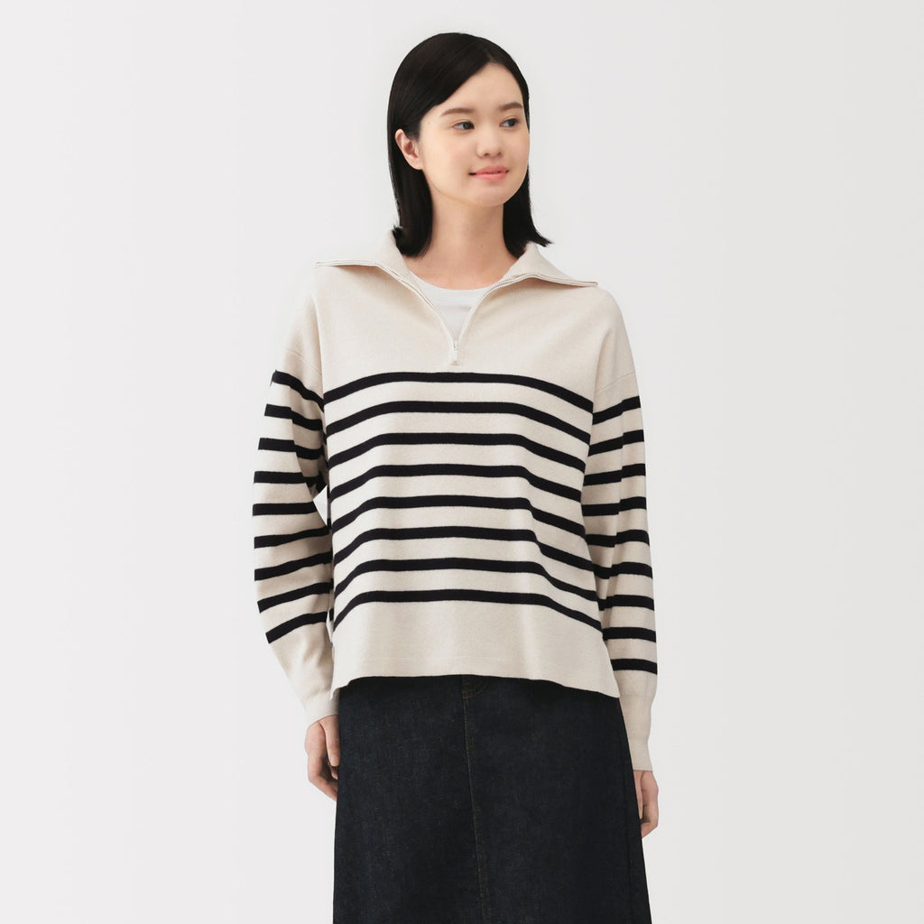 Milano Rib Half-Zip Sweater