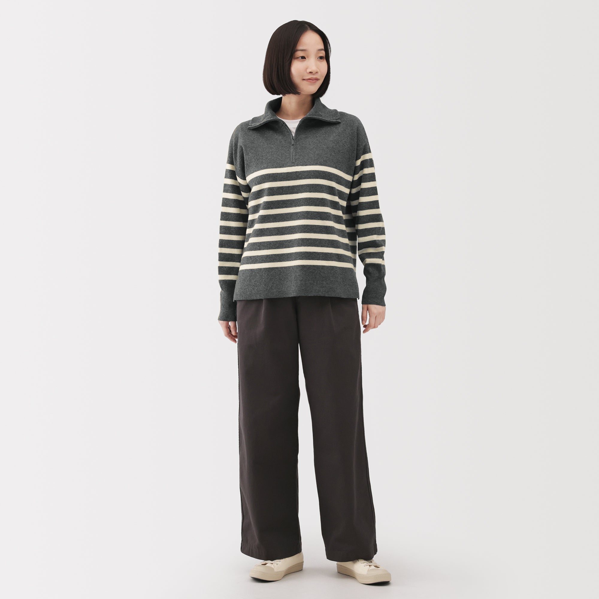 Milano Rib Half-Zip Sweater