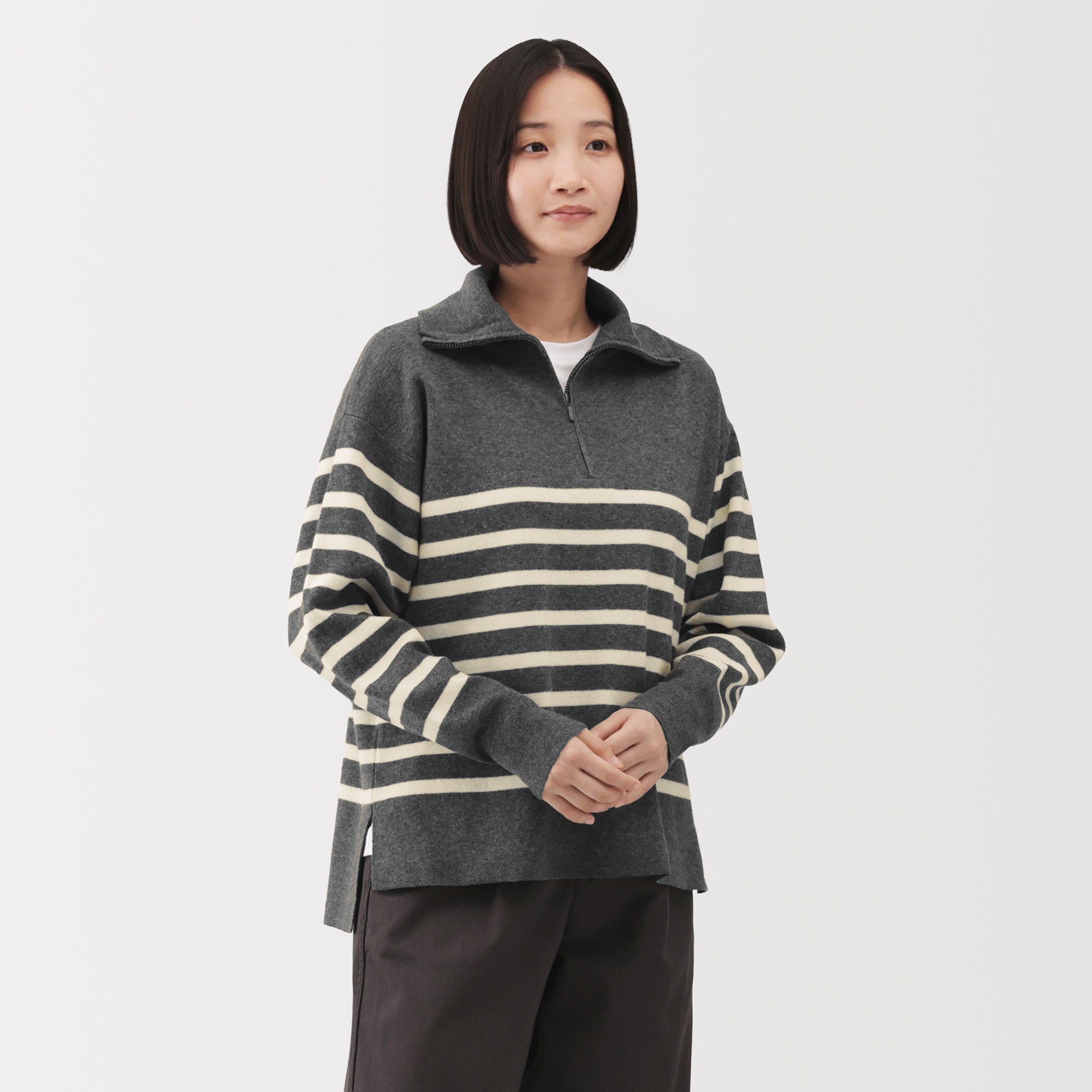 Milano Rib Half-Zip Sweater