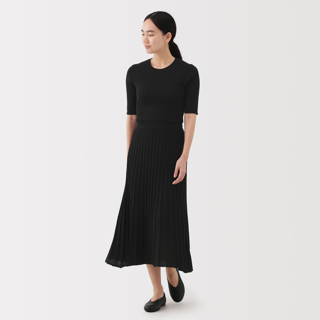 Lyocell Blend Half Sleeve Sweater