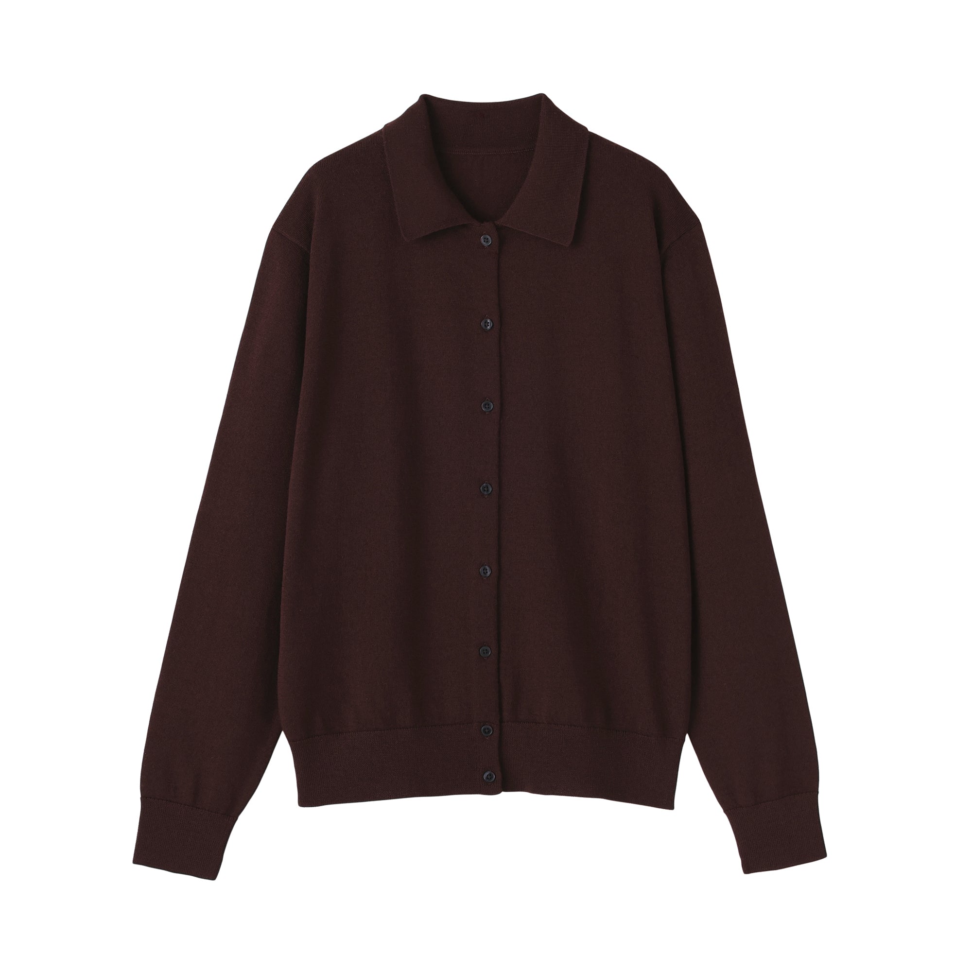 Wool Polo Cardigan