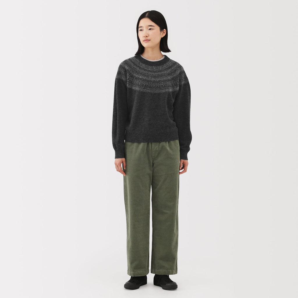 Andes Wool Blend Jacquard Sweater