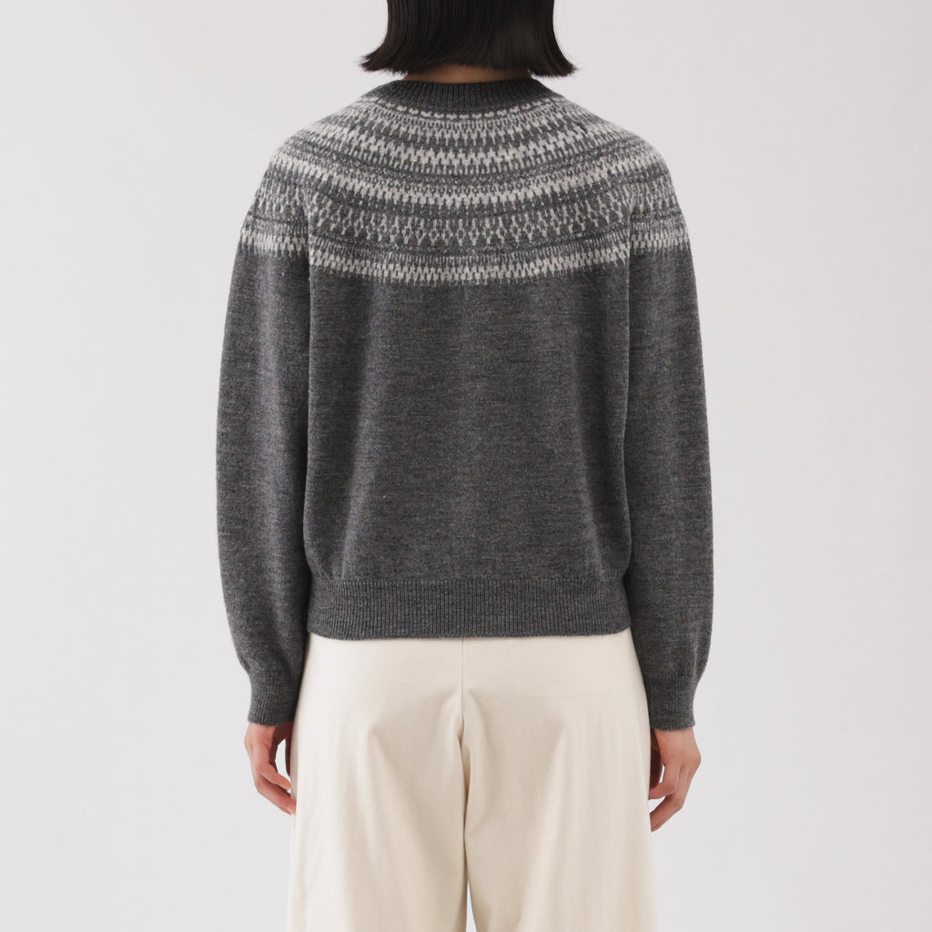 Andes Wool Blend Jacquard Sweater