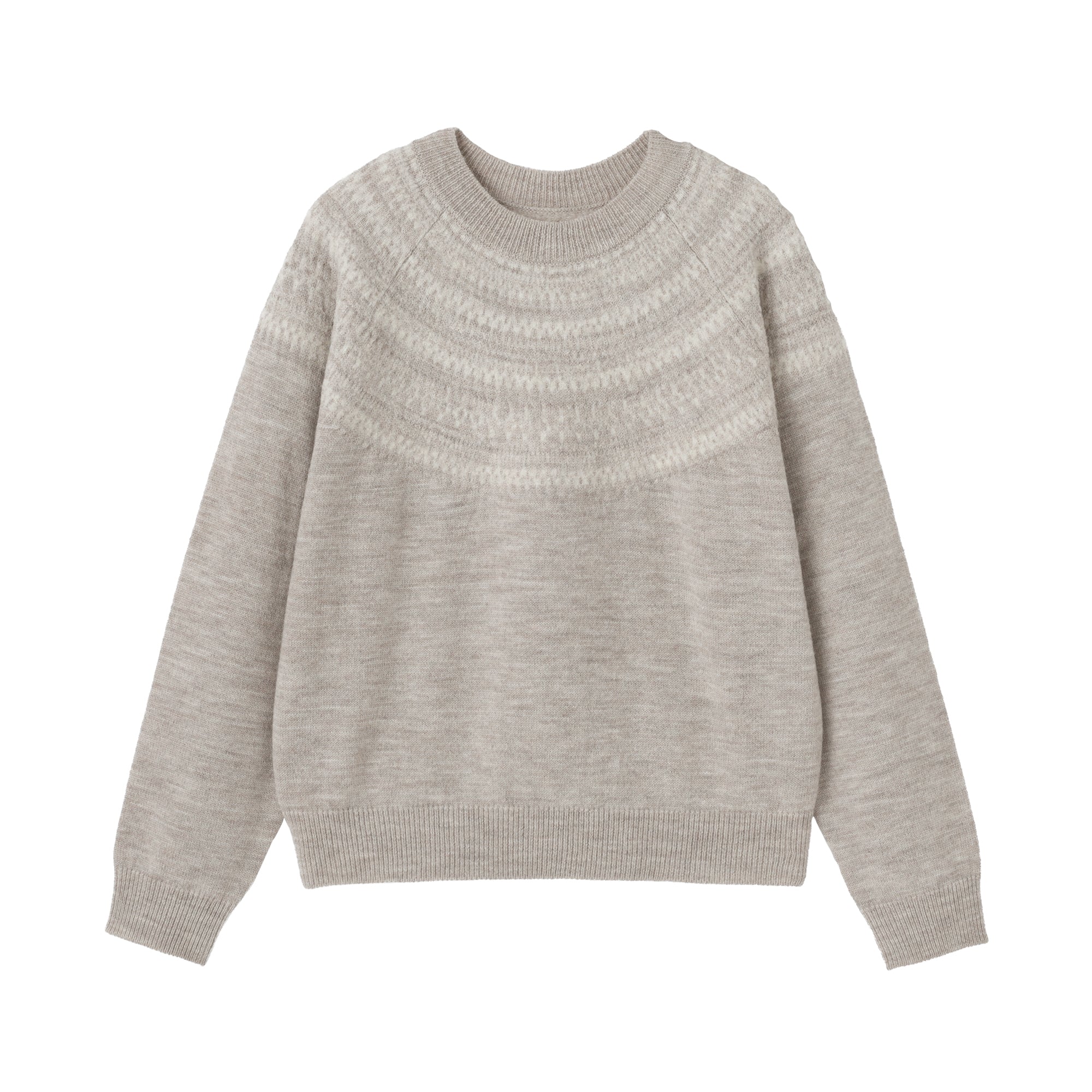Andes Wool Blend Jacquard Sweater