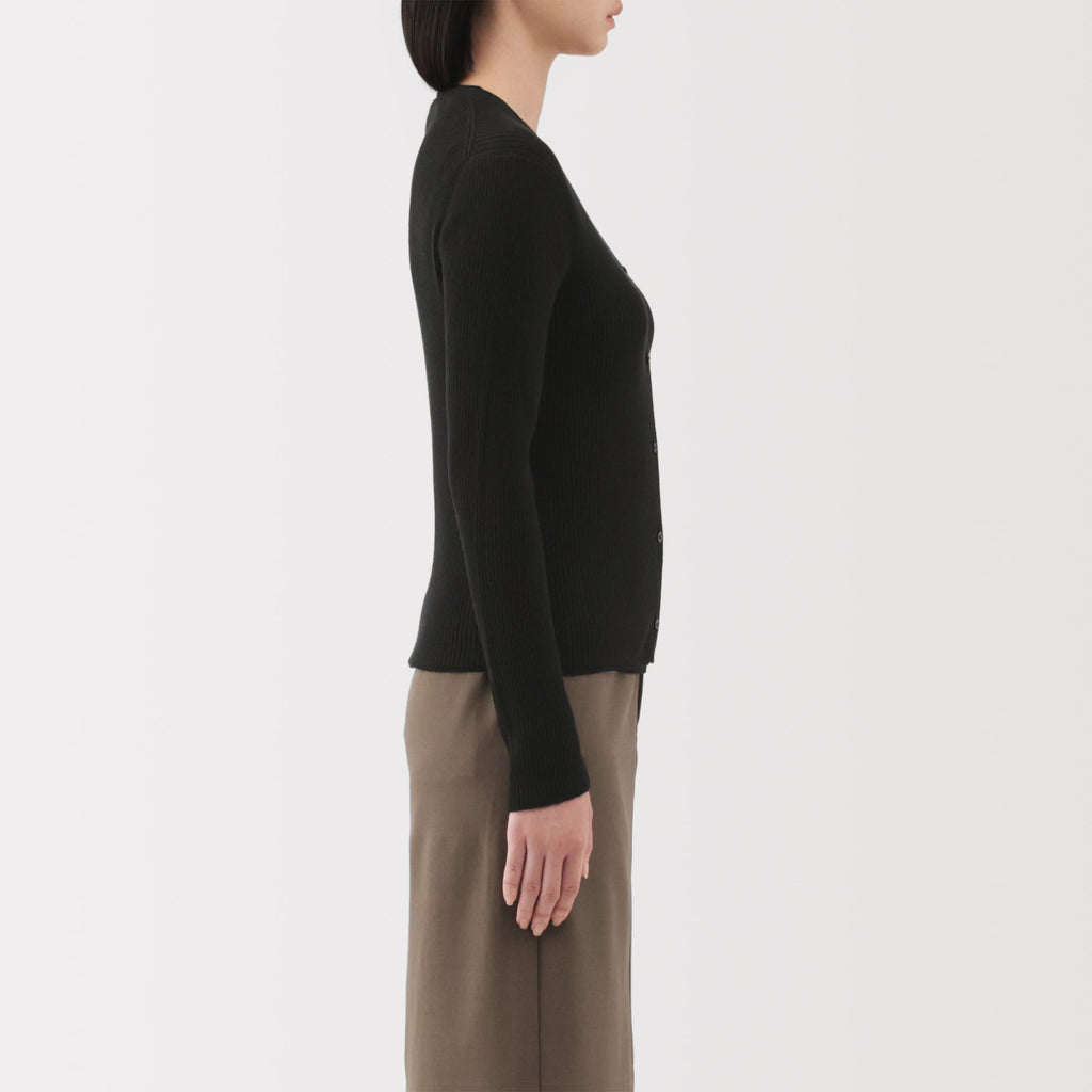 Lyocell Blend V-Neck Cardigan