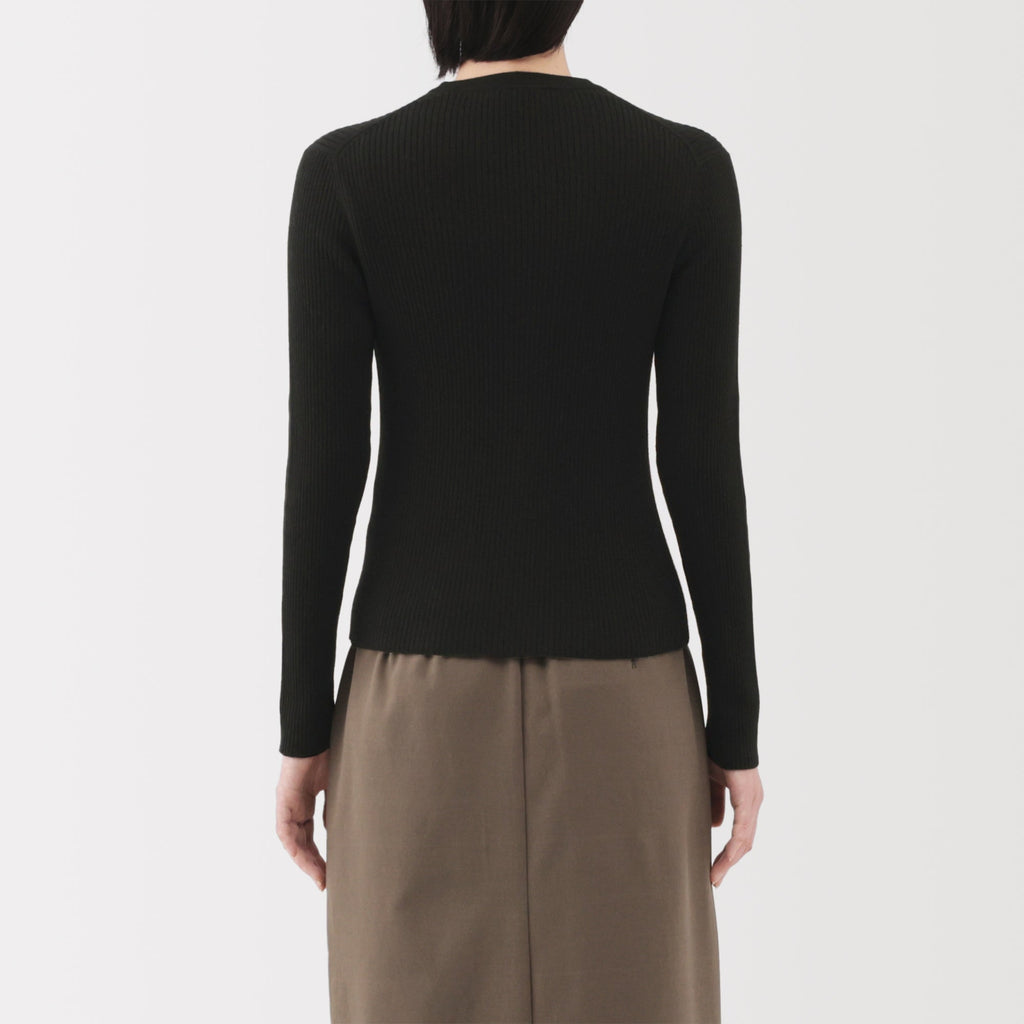 Lyocell Blend V-Neck Cardigan