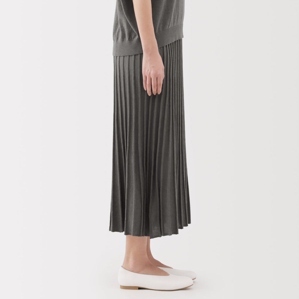 Lyocell Blend Flare Skirt