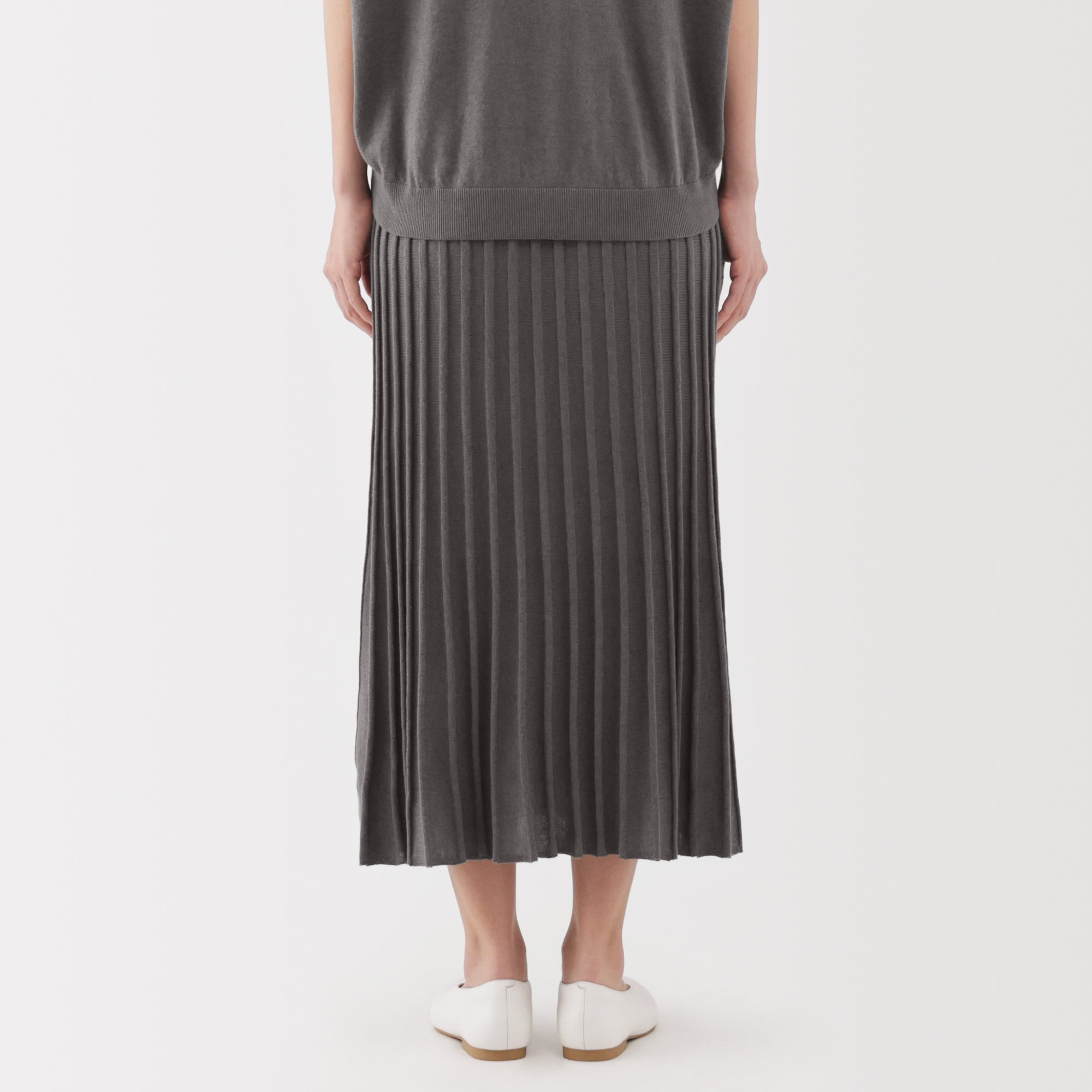 Lyocell Blend Flare Skirt