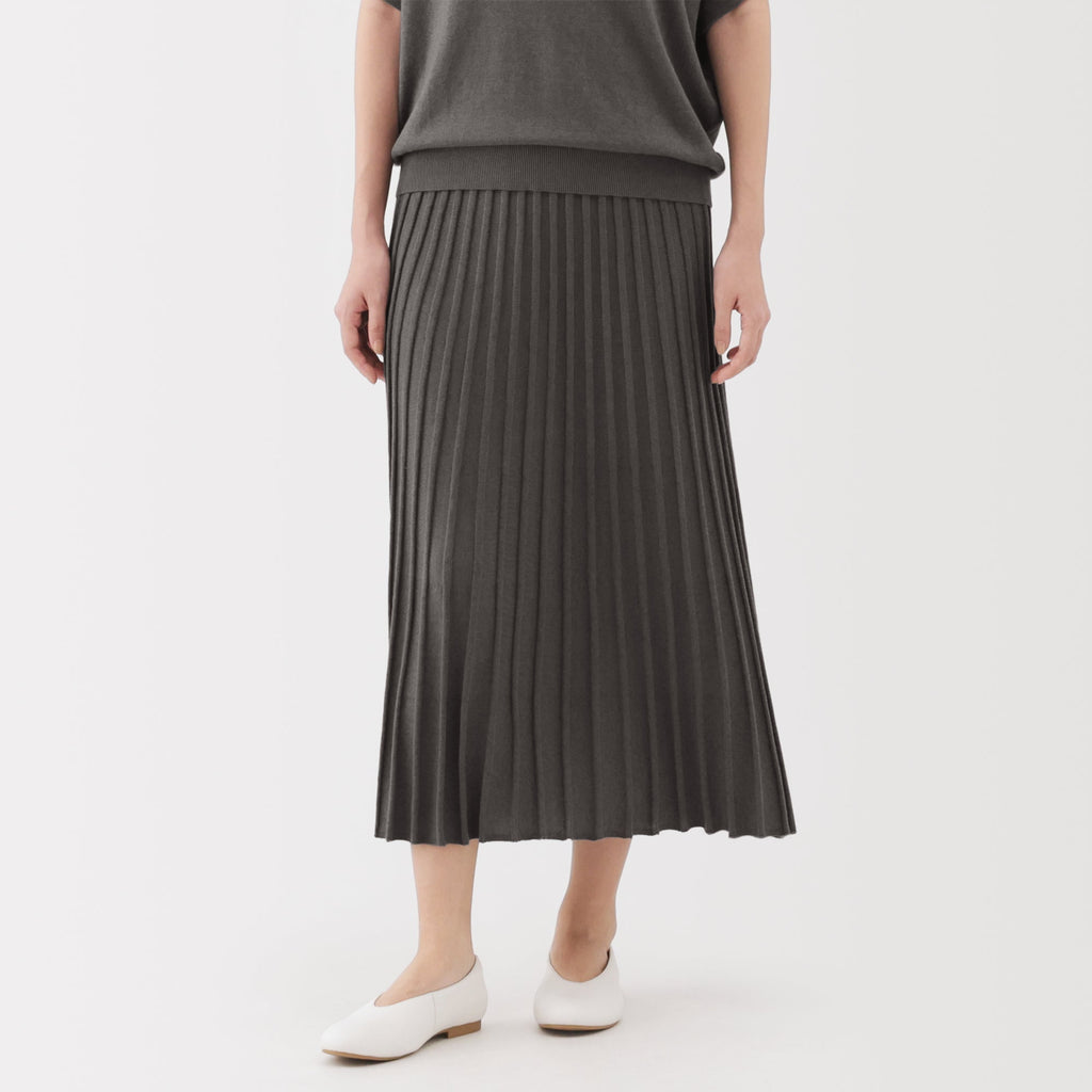 Lyocell Blend Flare Skirt