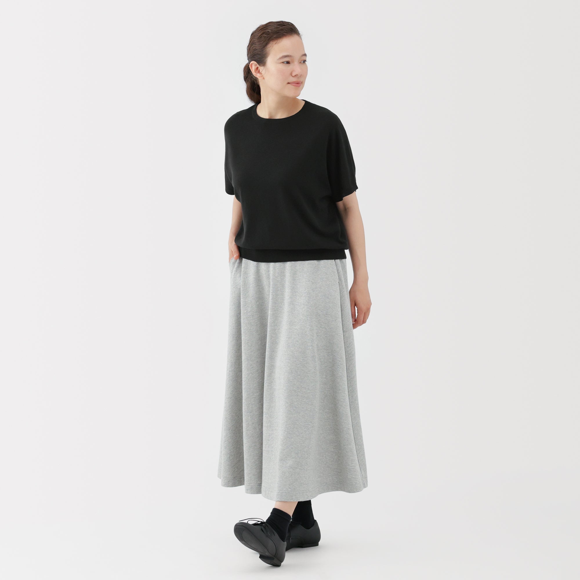 Lyocell Blend Dolman Sleeve Sweater