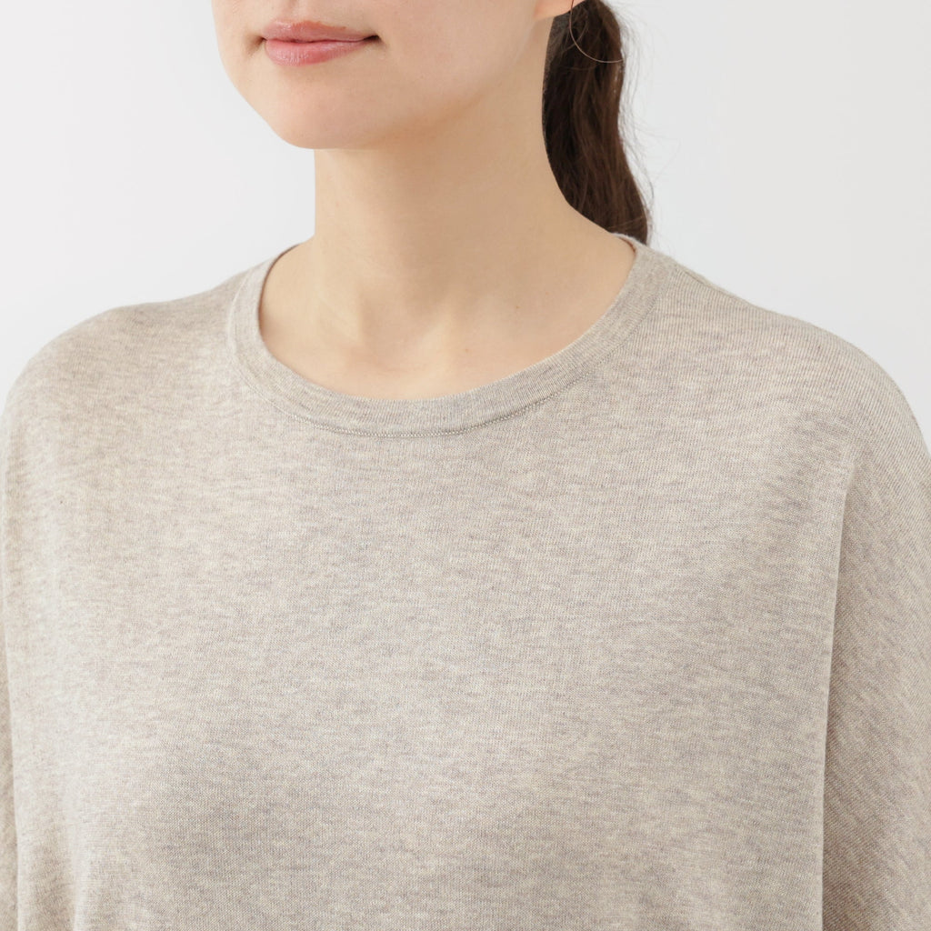 Lyocell Blend Dolman Sleeve Sweater