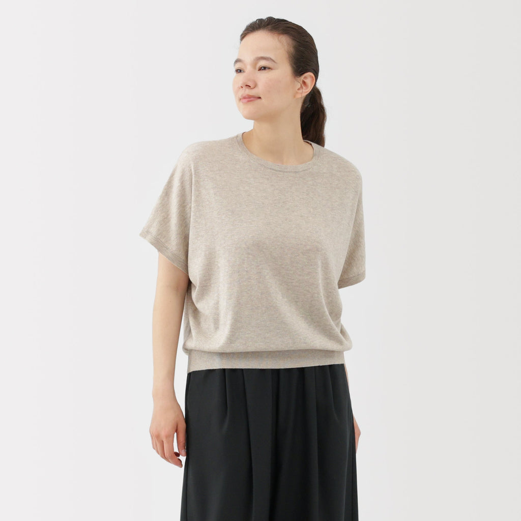 Lyocell Blend Dolman Sleeve Sweater