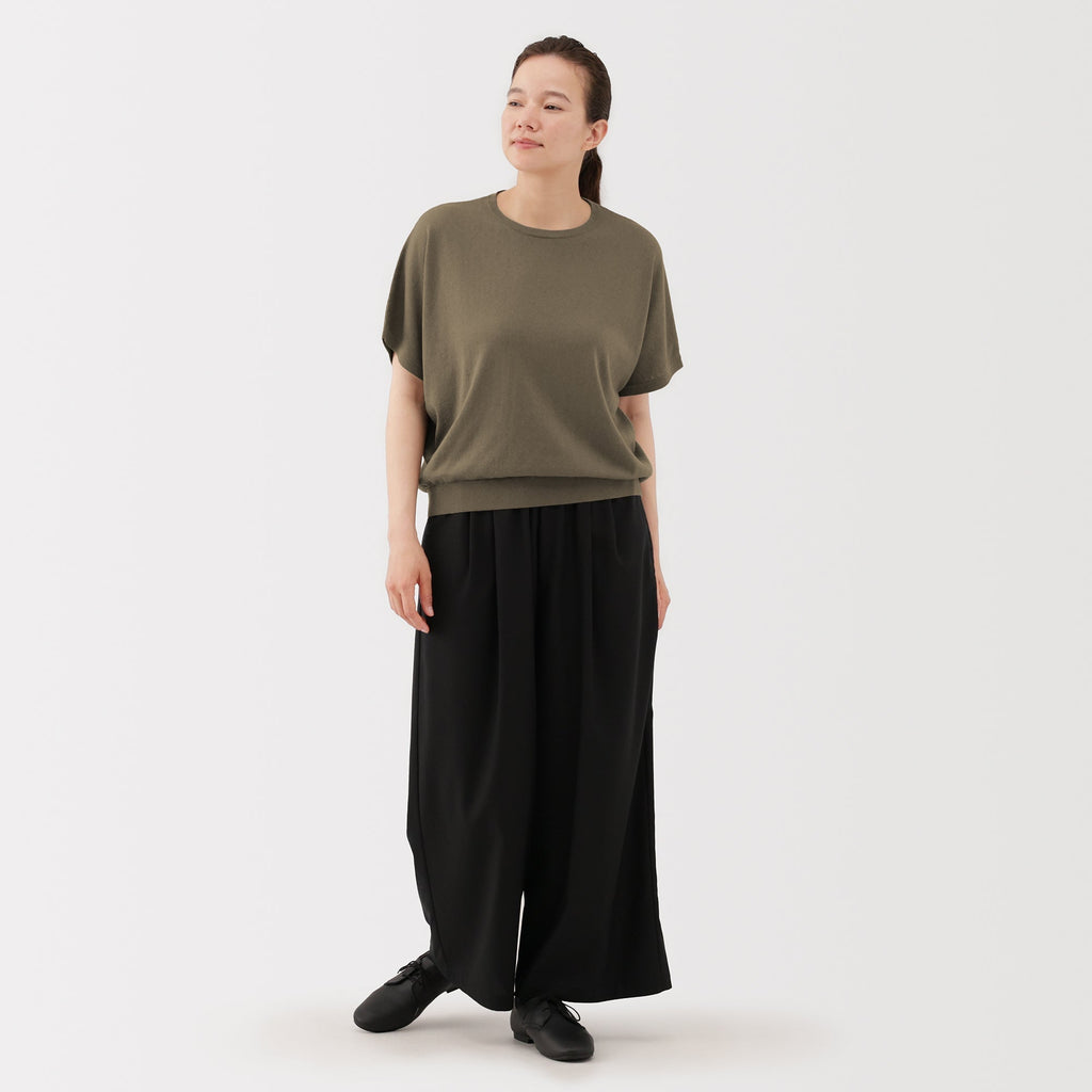 Lyocell Blend Dolman Sleeve Sweater