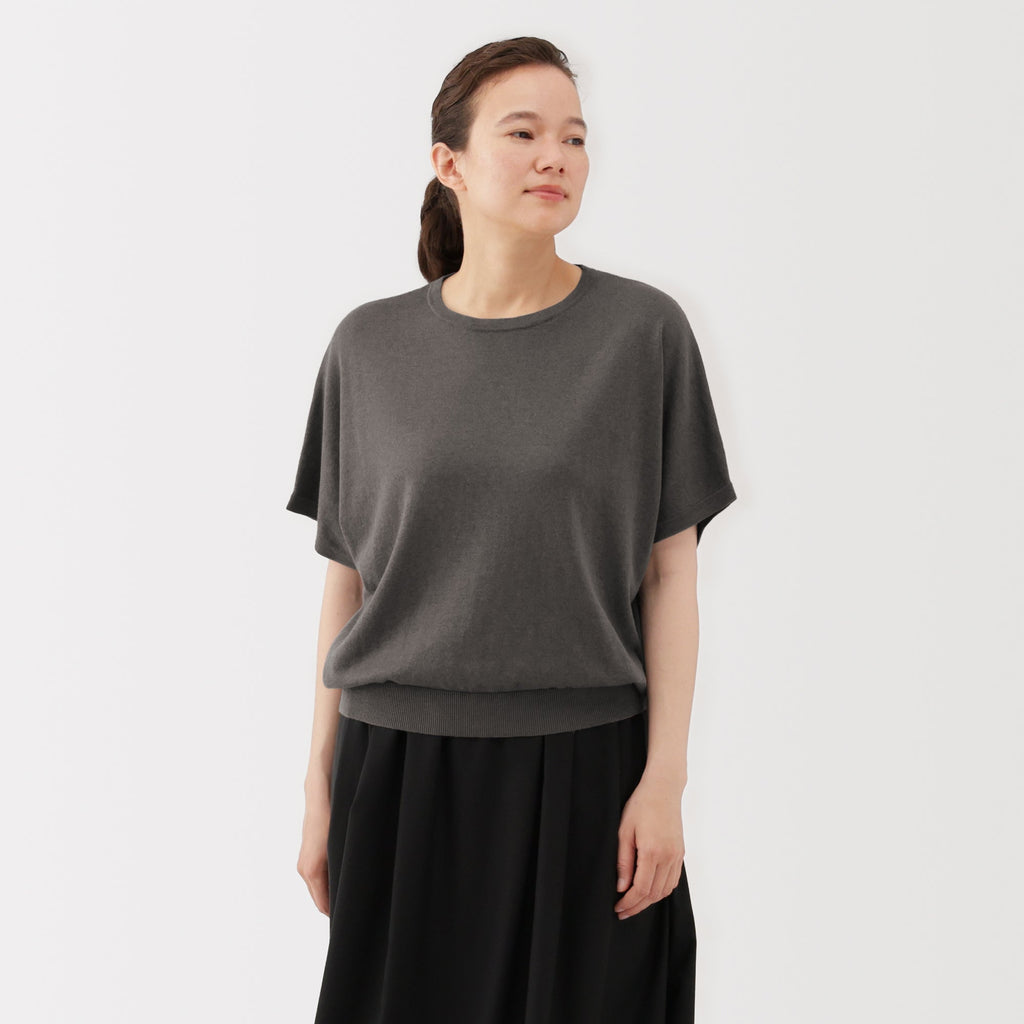 Lyocell Blend Dolman Sleeve Sweater
