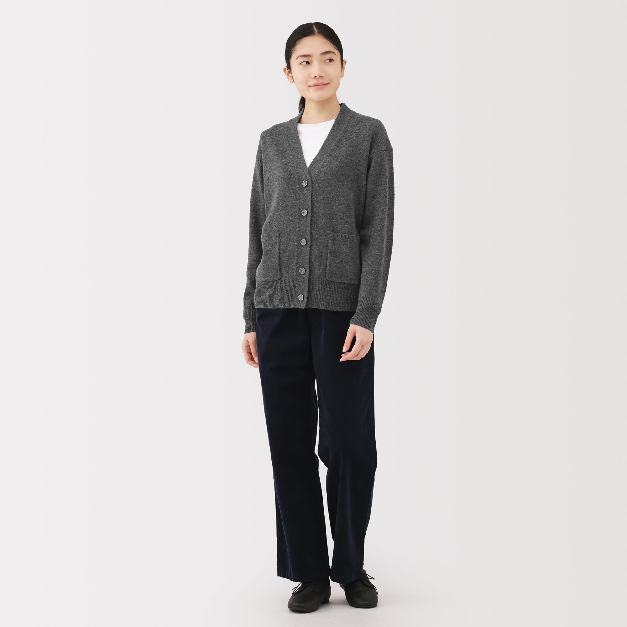 Wool V-Neck Cardigan