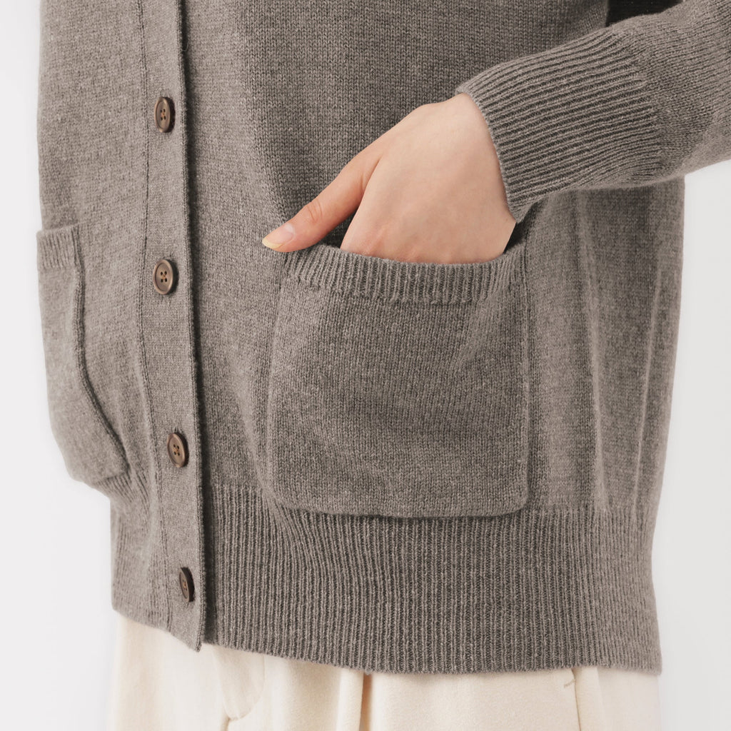 Wool V-Neck Cardigan