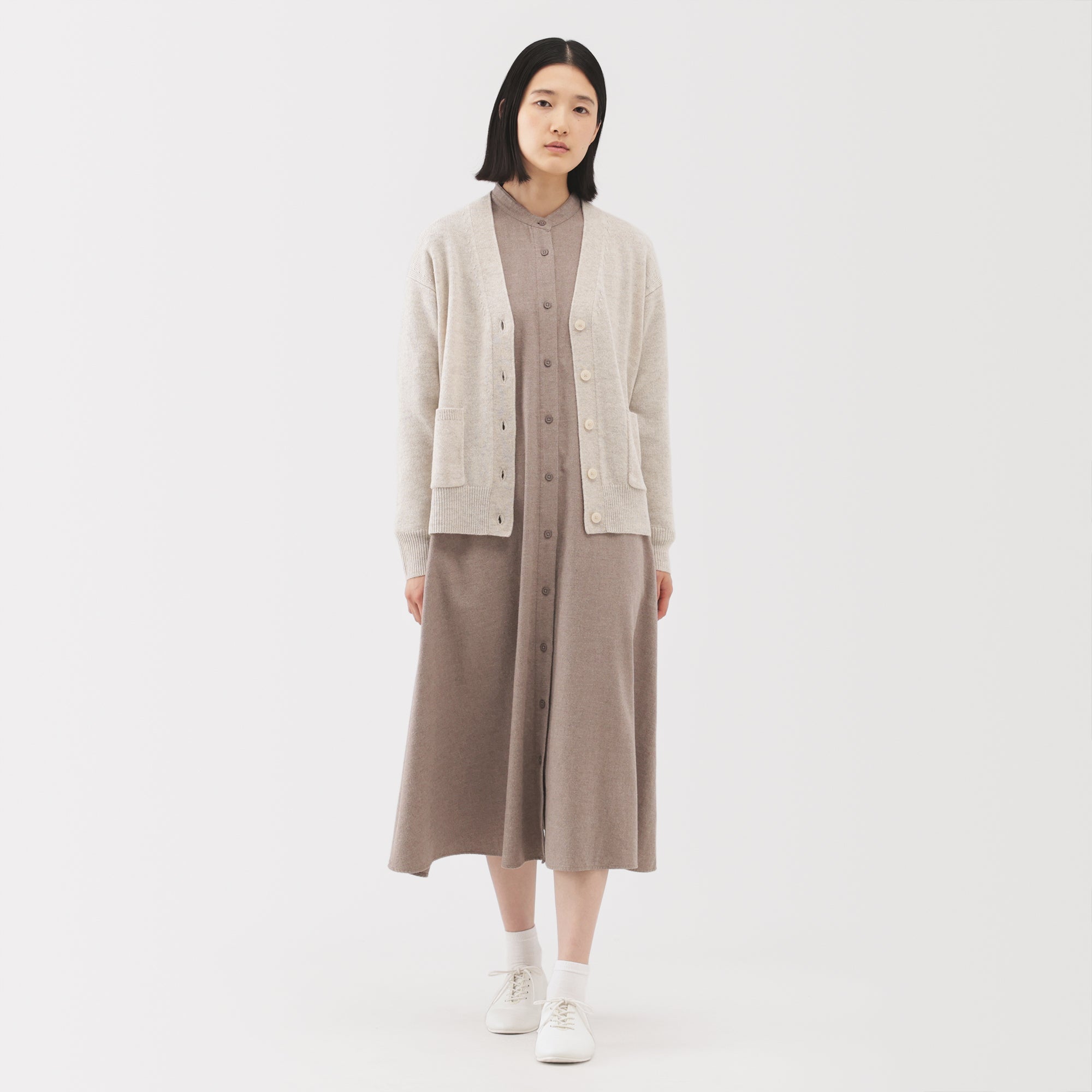 Wool V-Neck Cardigan