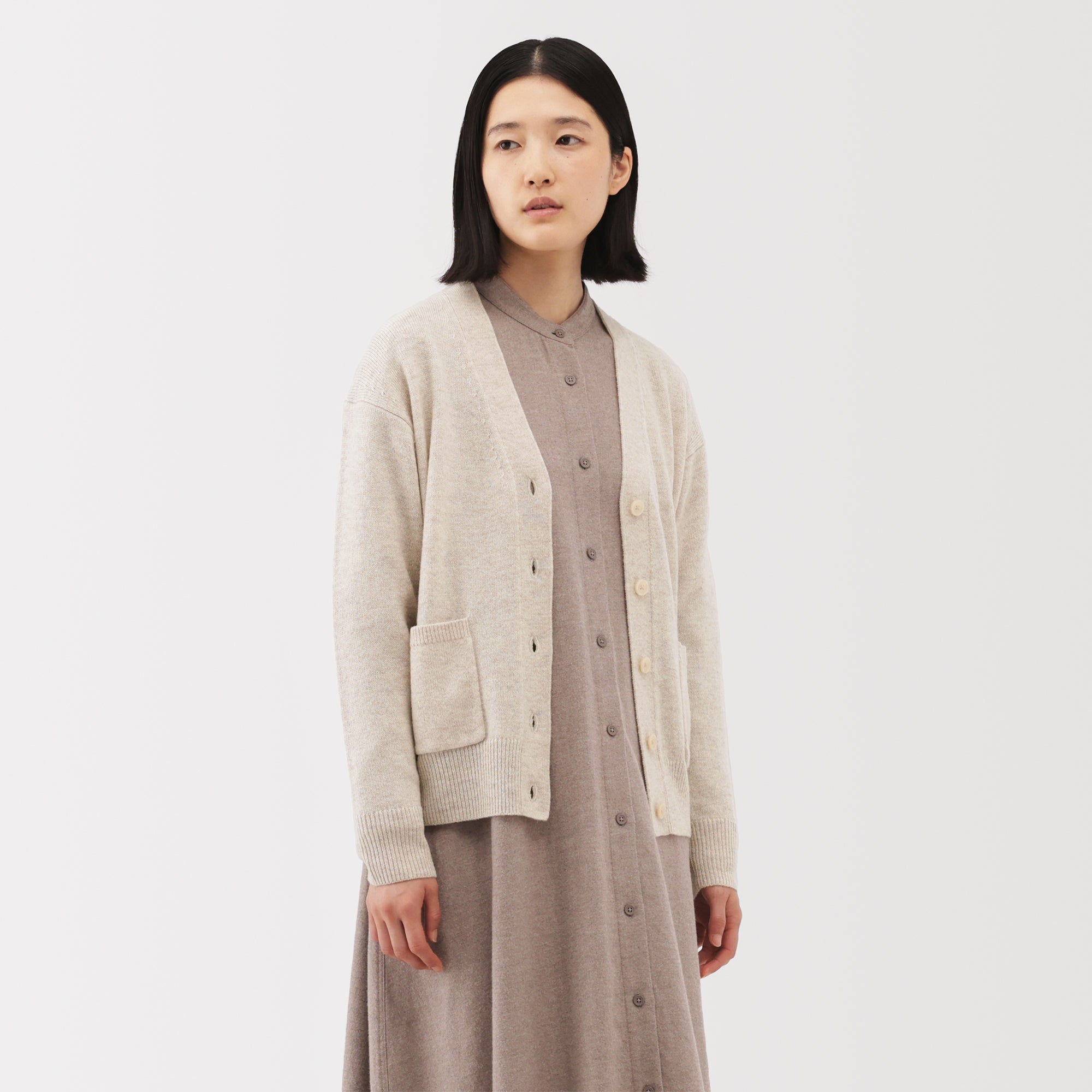Wool V-Neck Cardigan