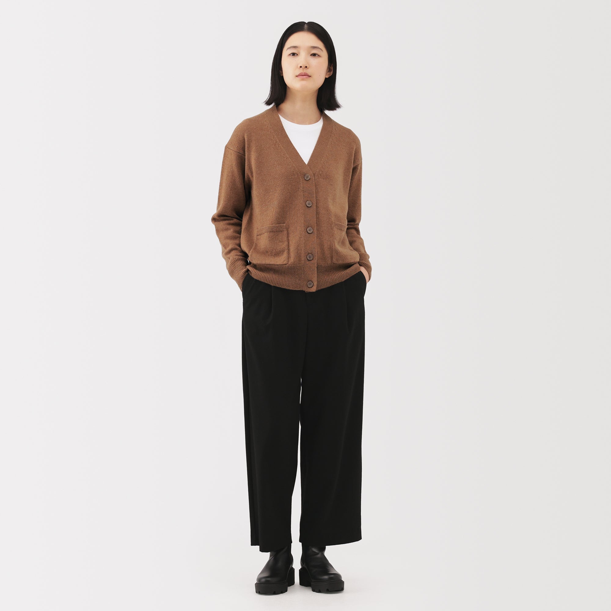Wool V-Neck Cardigan