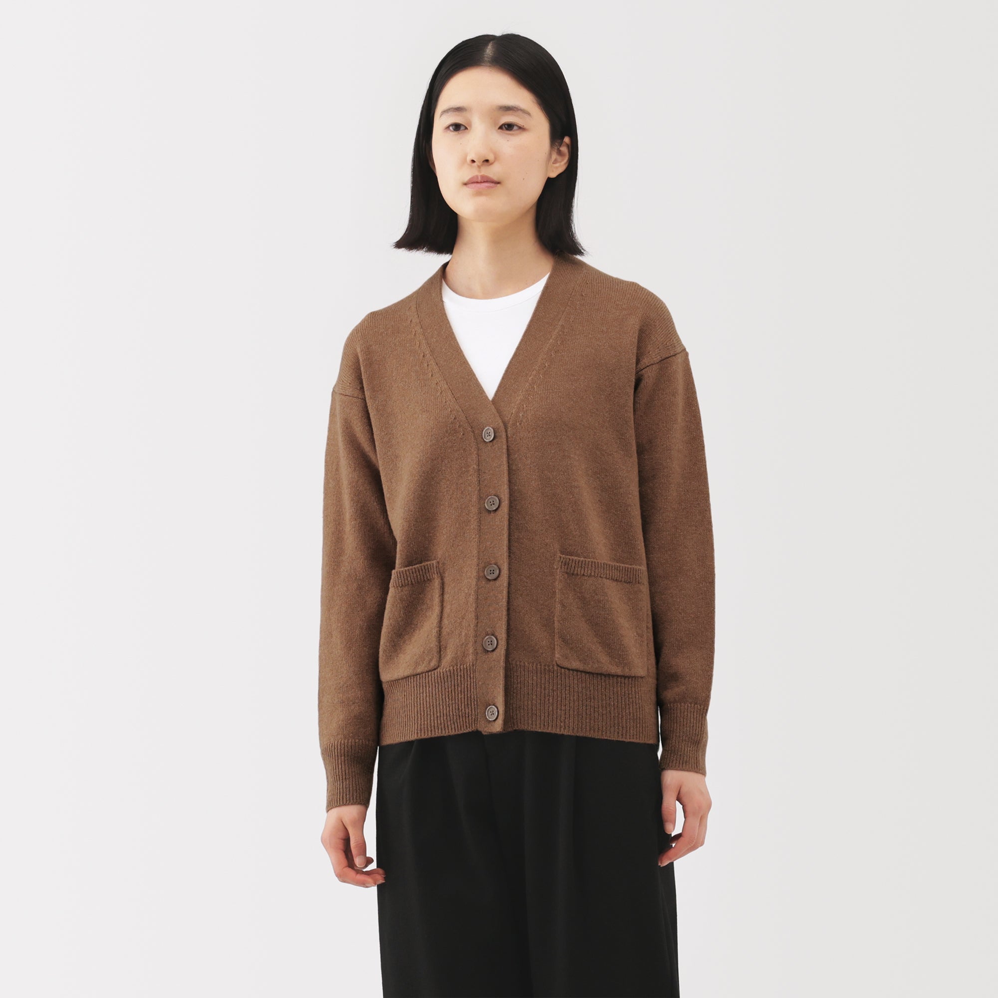Wool V-Neck Cardigan