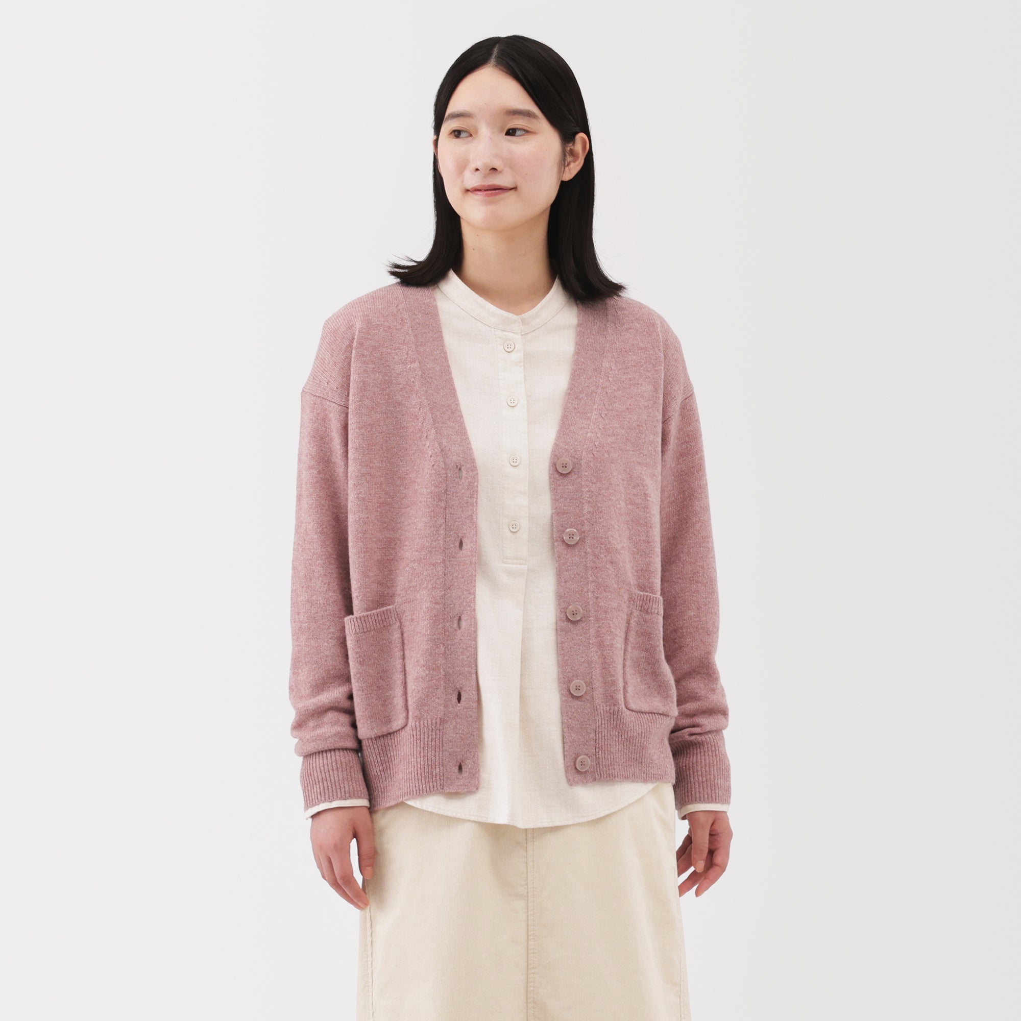 Wool V-Neck Cardigan