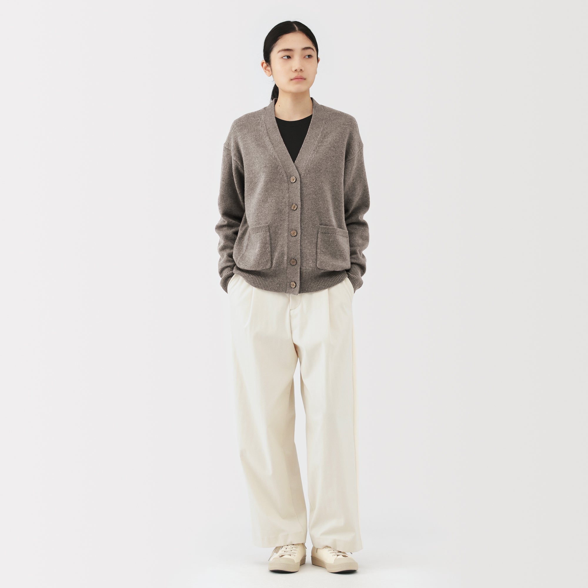 Wool V-Neck Cardigan