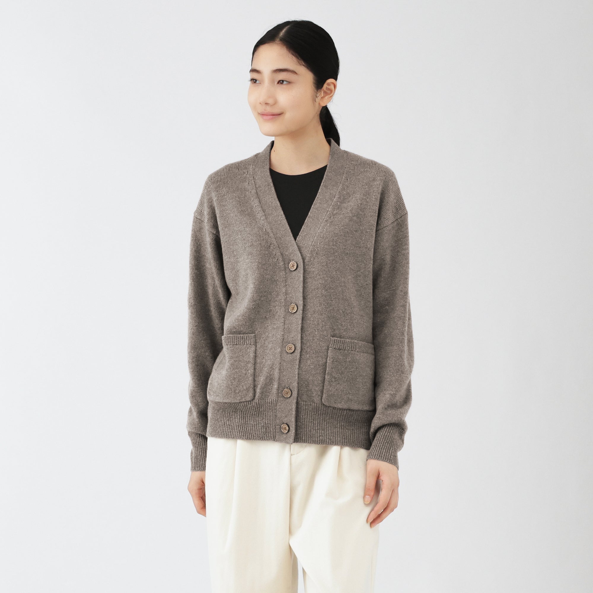 Wool V-Neck Cardigan