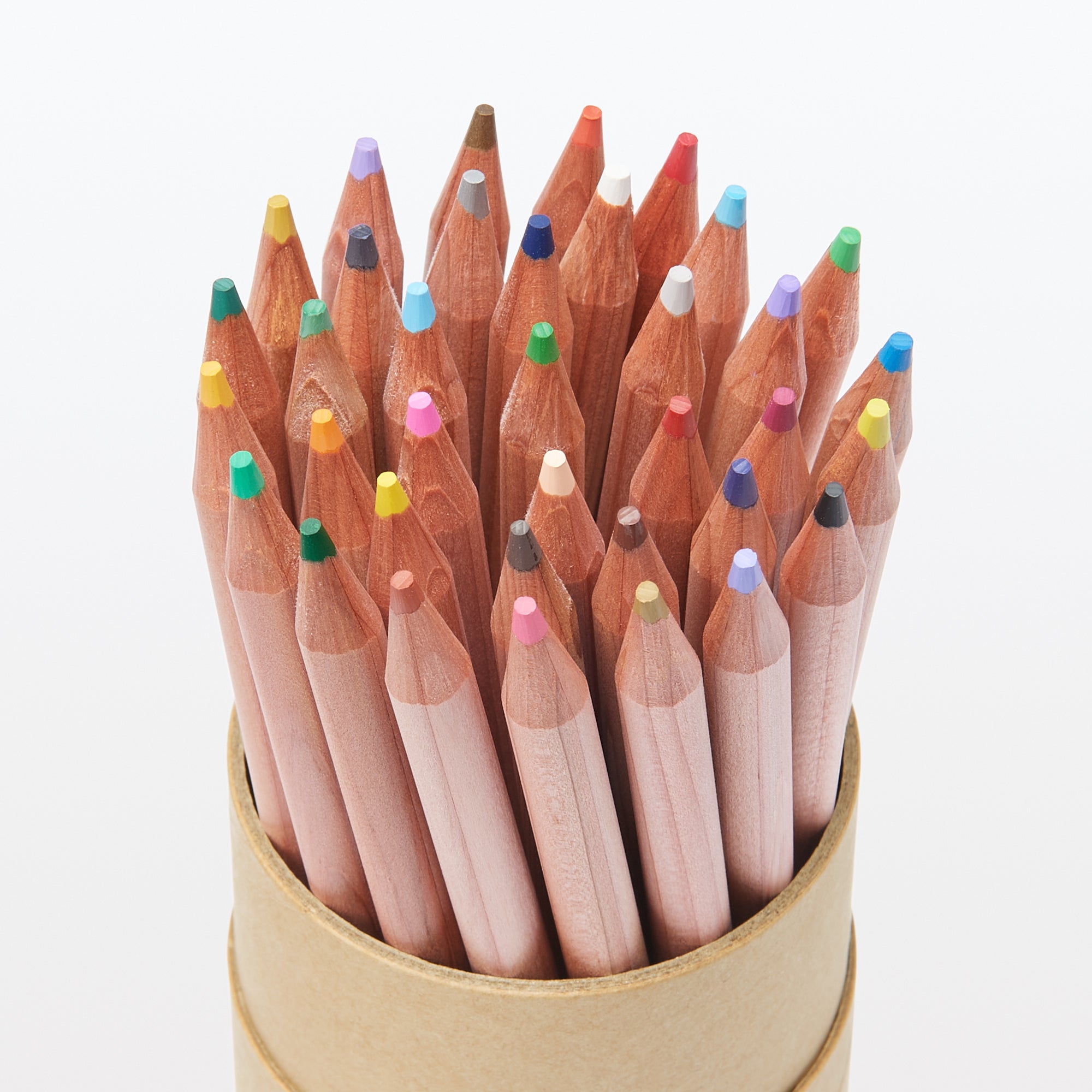 Colored Pencils with Paper Tube