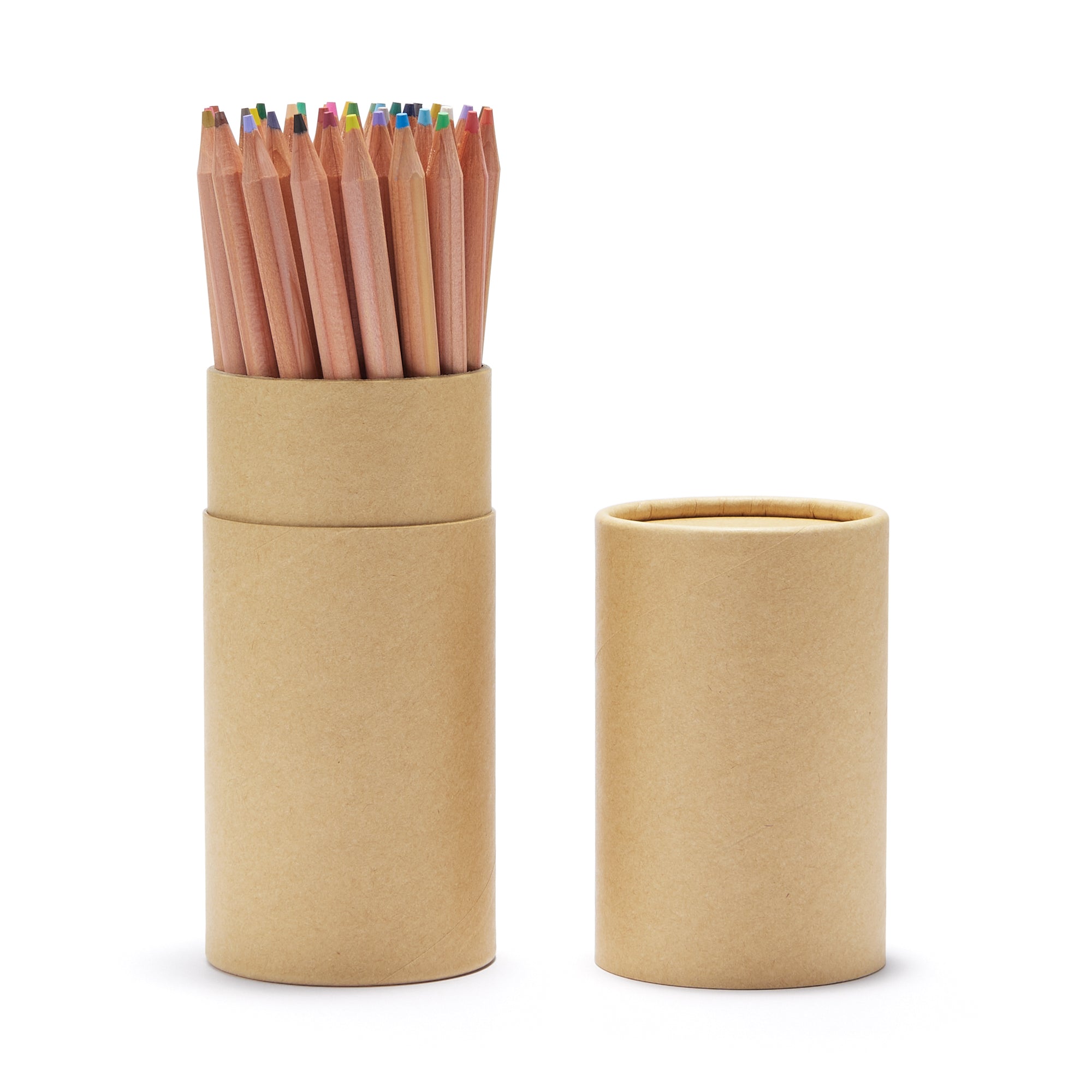 Colored Pencils with Paper Tube