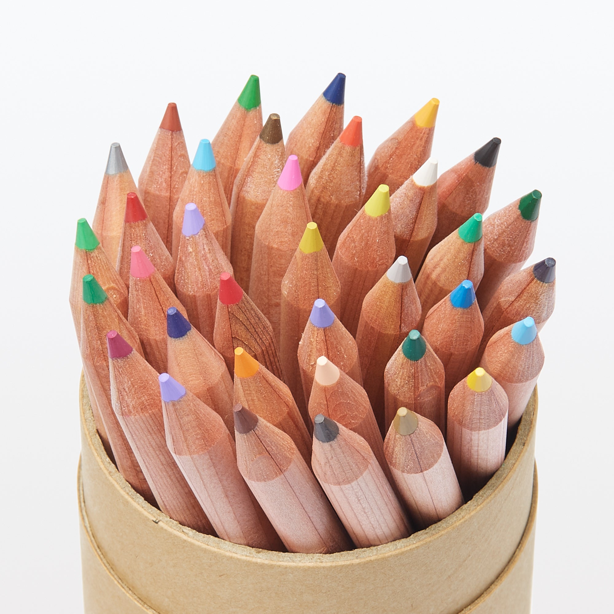 Colored Pencils with Paper Tube