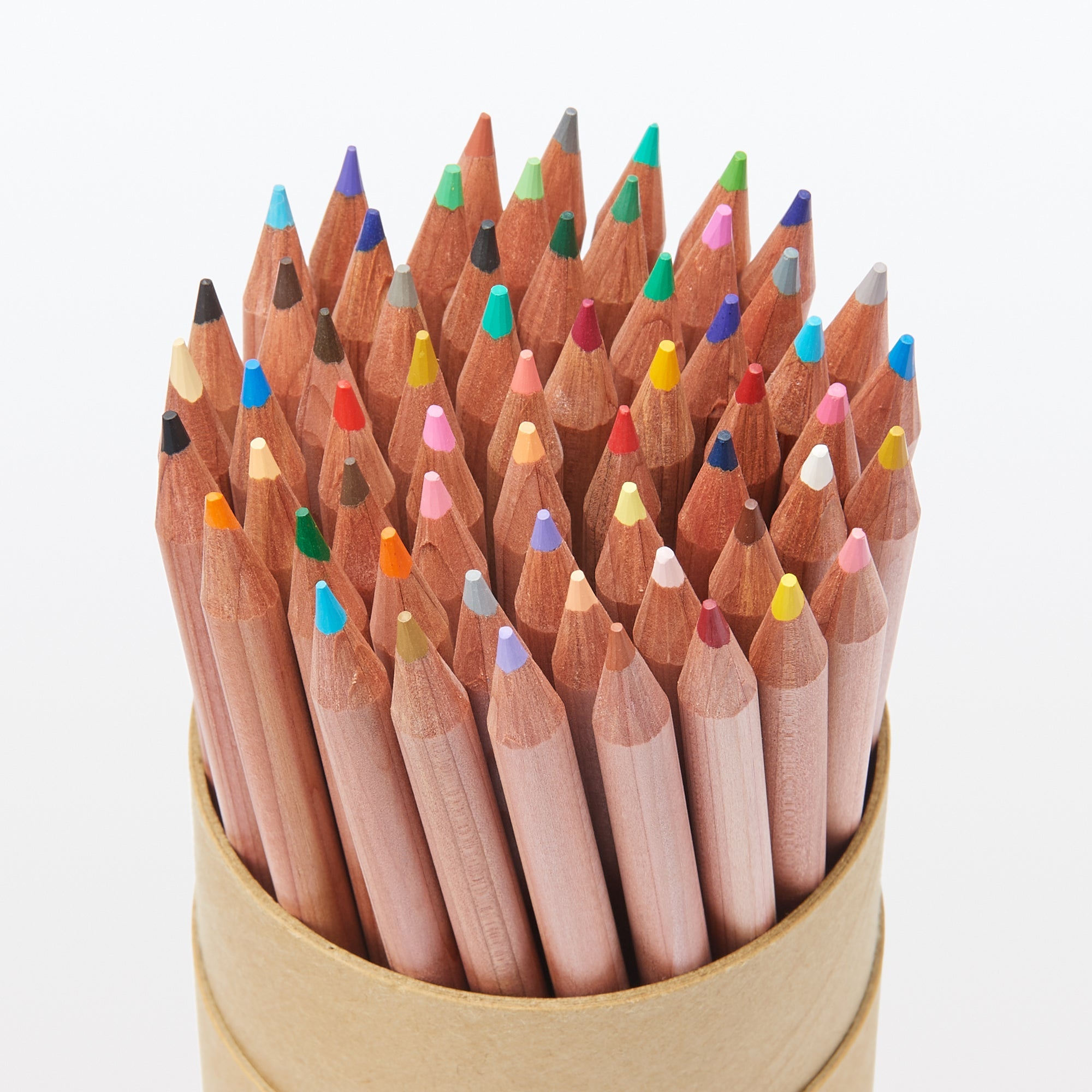 Colored Pencils with Paper Tube