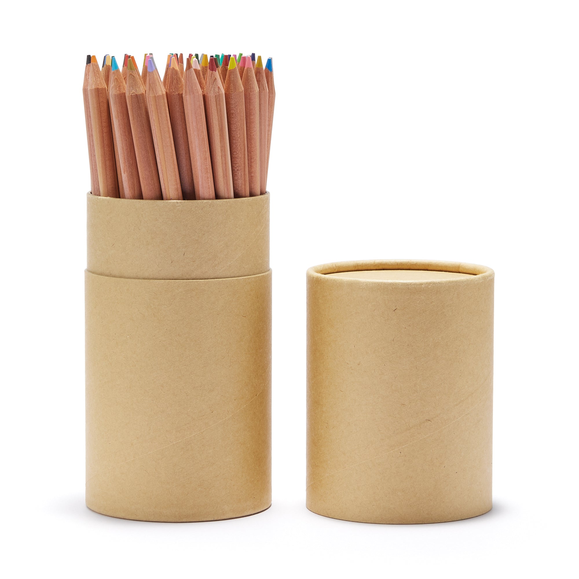 Colored Pencils with Paper Tube