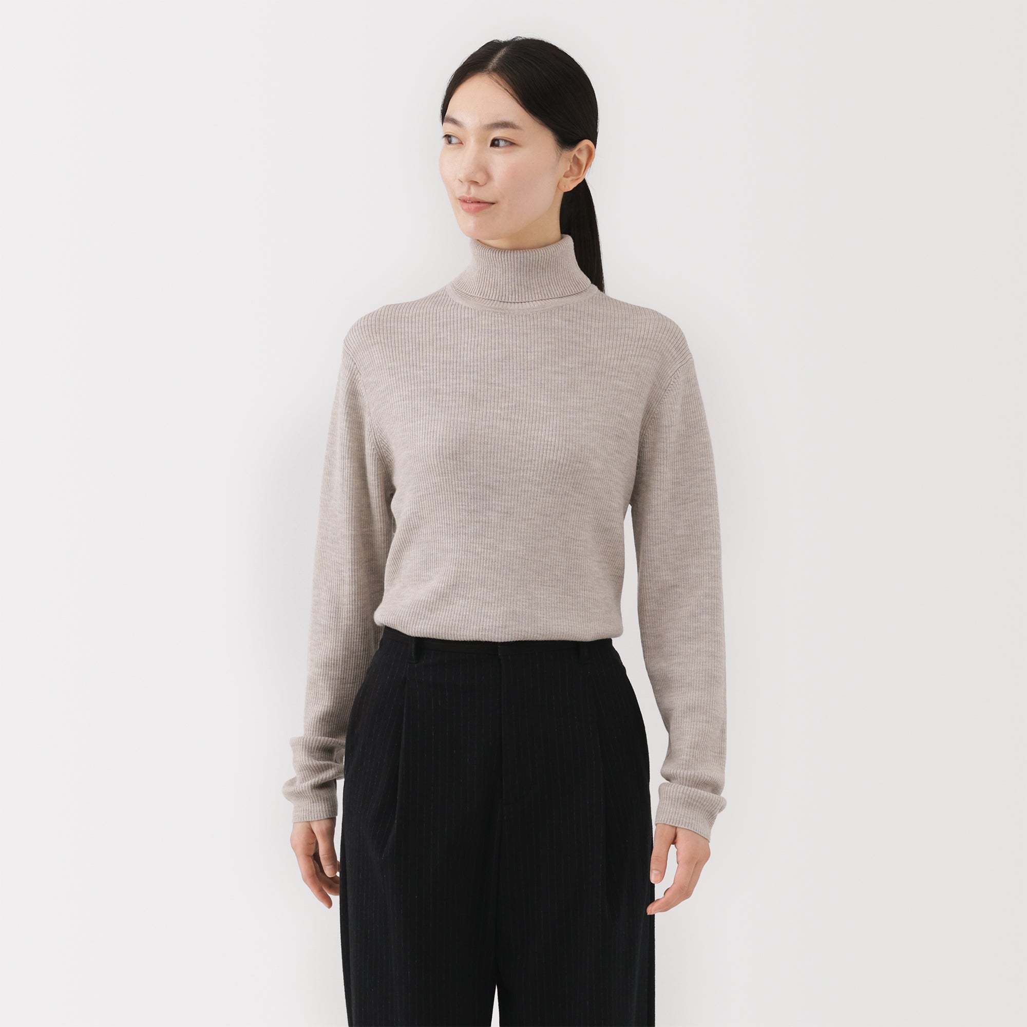 Wool Turtleneck Sweater