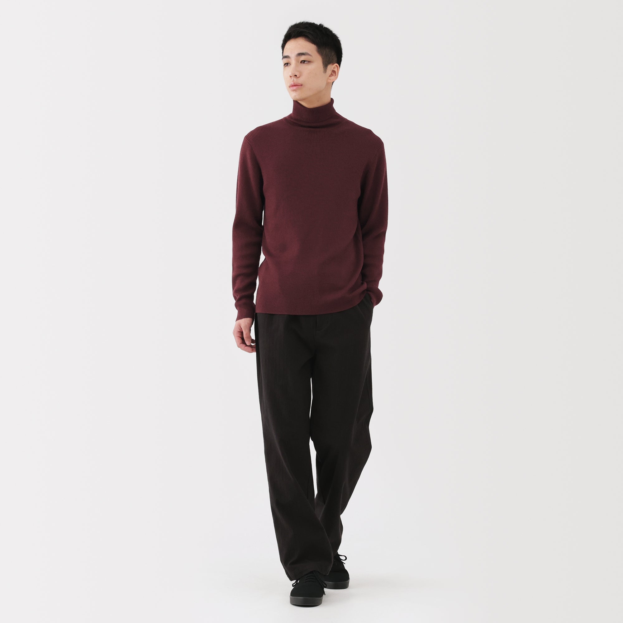 Wool Turtleneck Sweater
