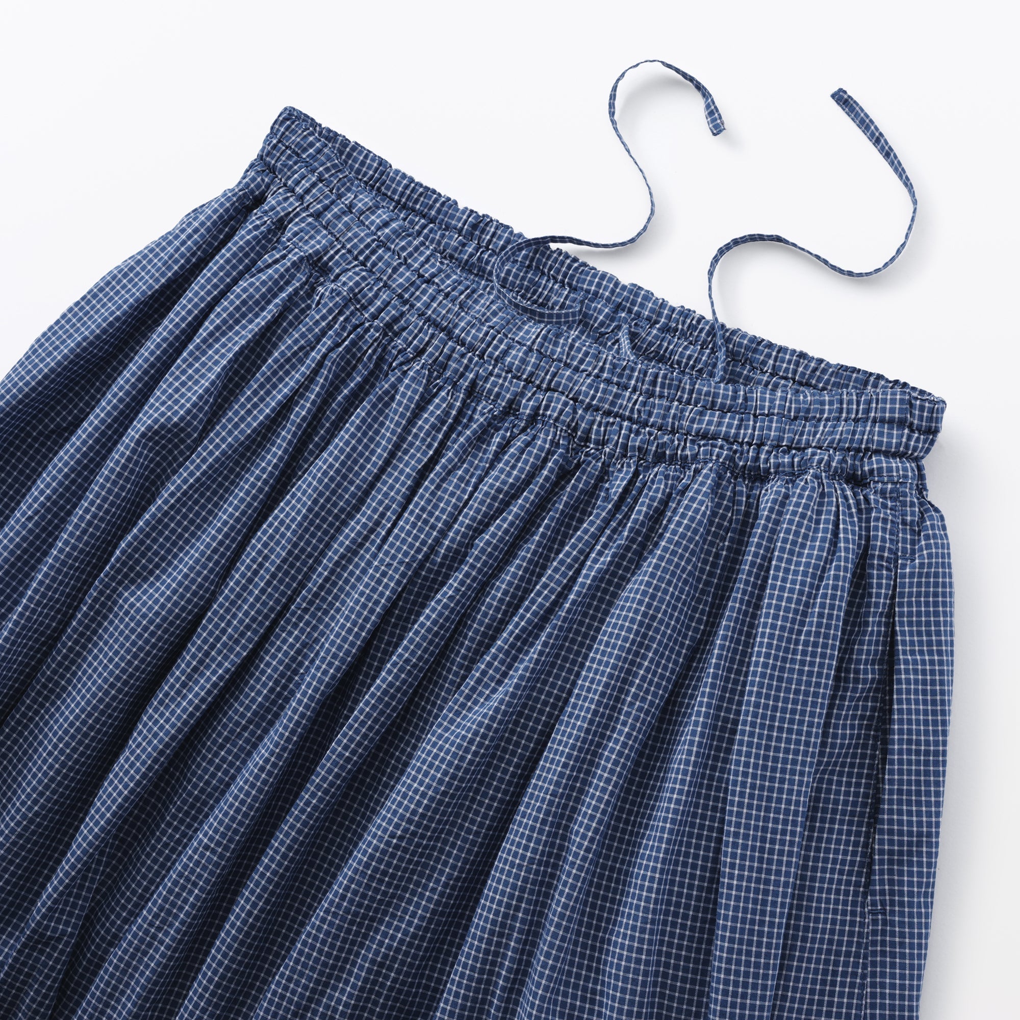 Cotton Voile Gathered Skirt