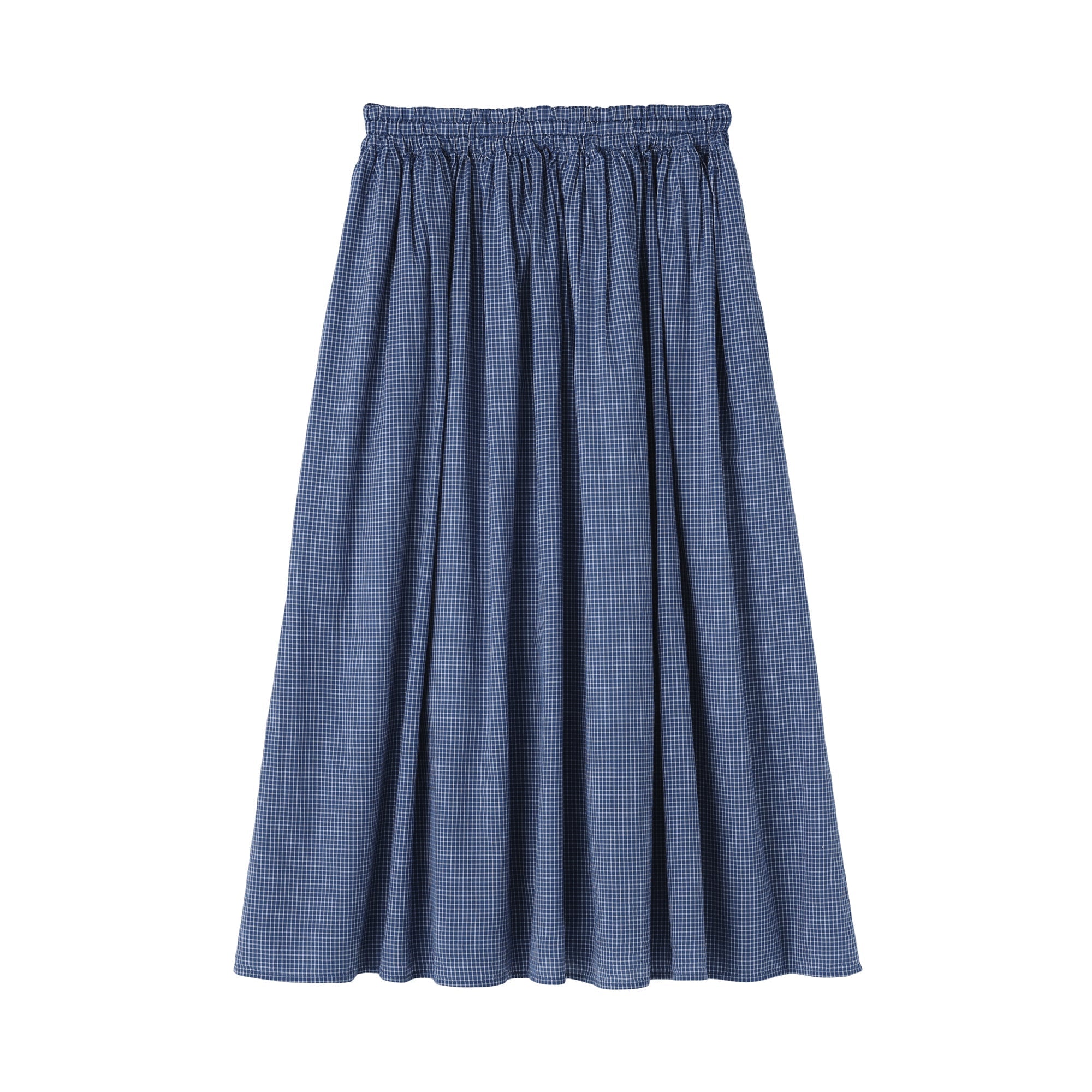 Cotton Voile Gathered Skirt