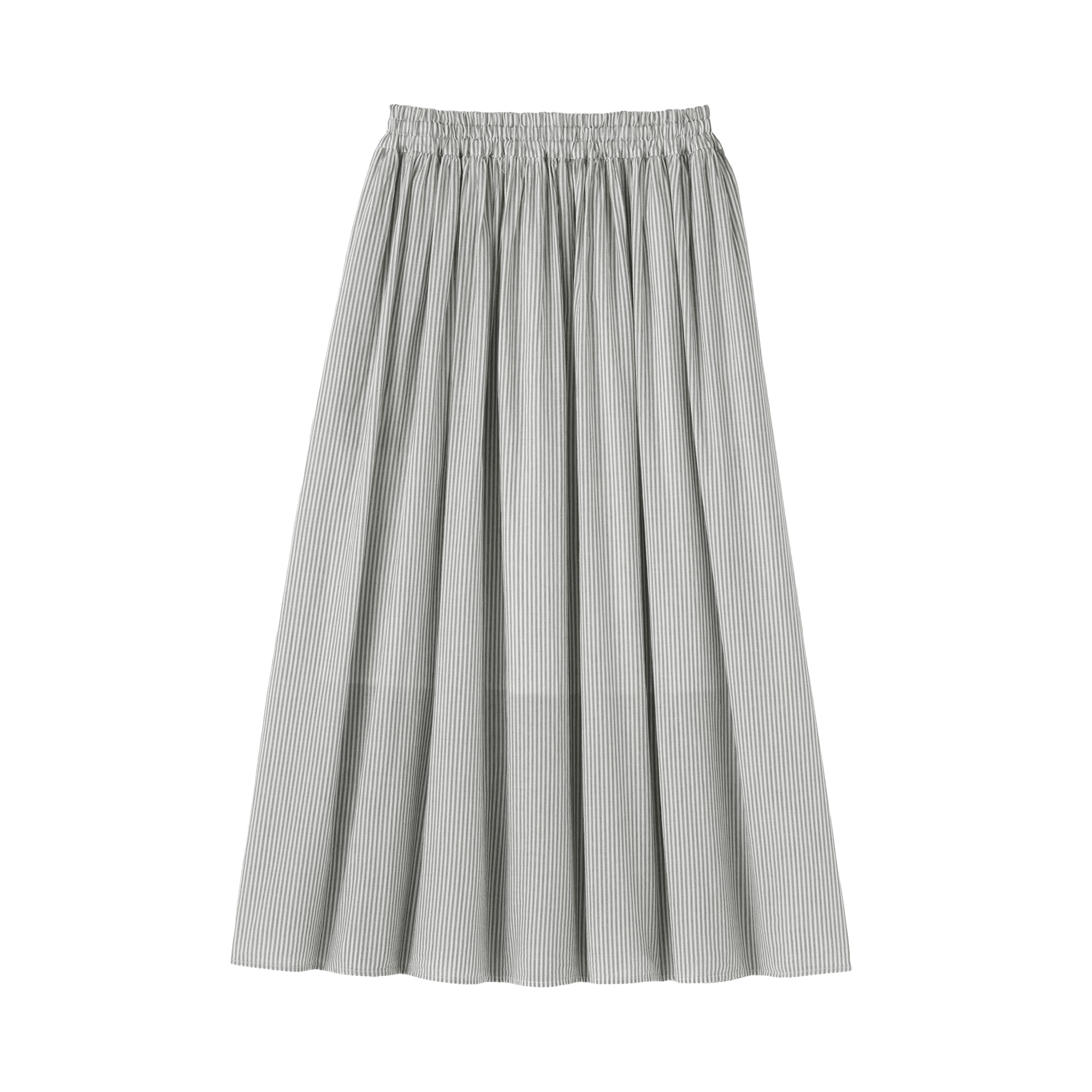 Cotton Voile Gathered Skirt