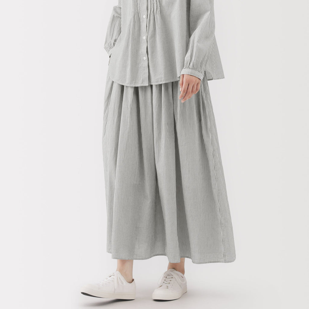 Cotton Voile Gathered Skirt